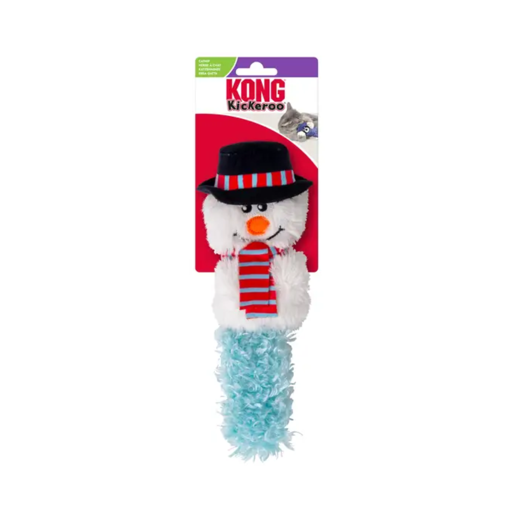 KONG Holiday Kickeroo Character Juguete de Navidad para Gato