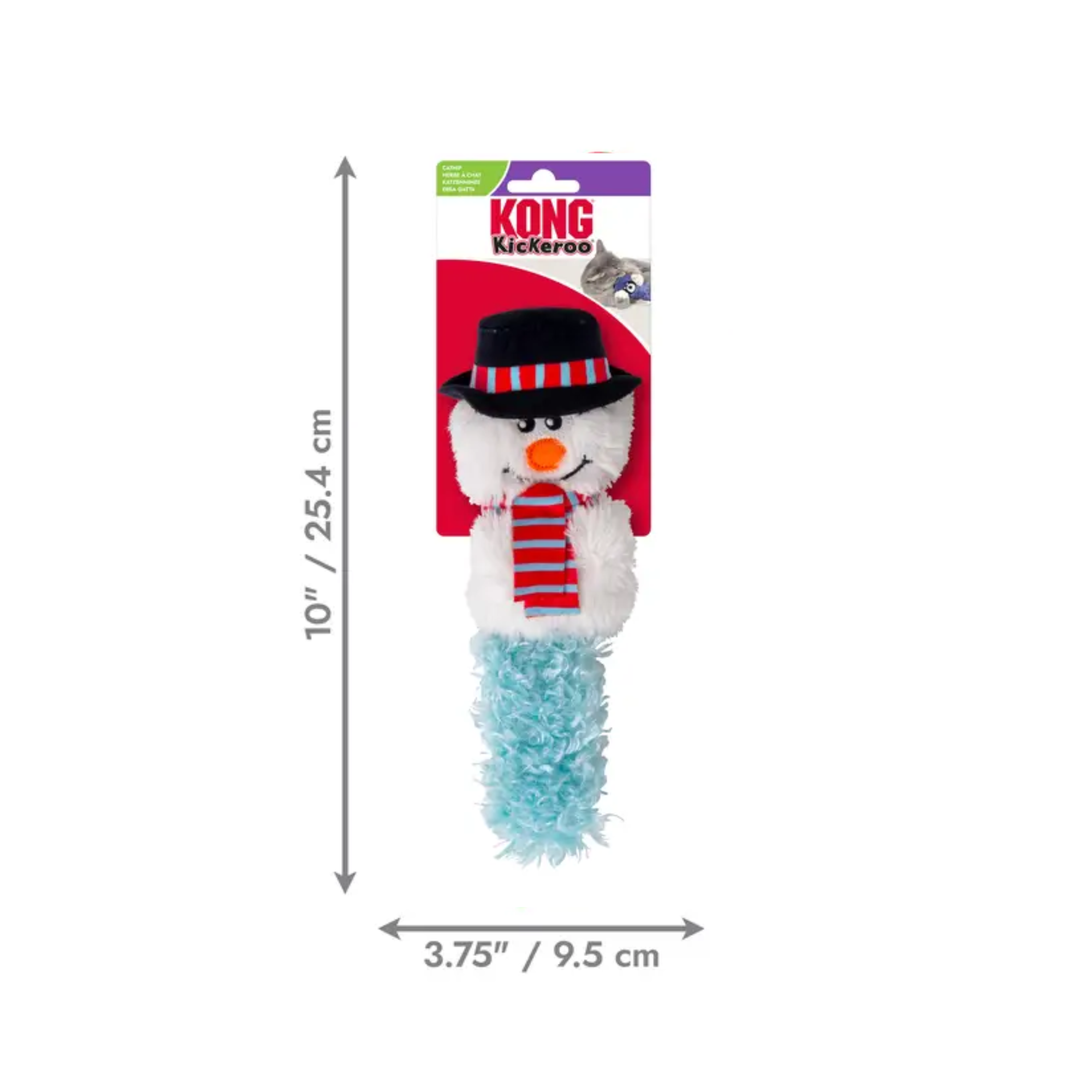 KONG Holiday Kickeroo Character Juguete de Navidad para Gato