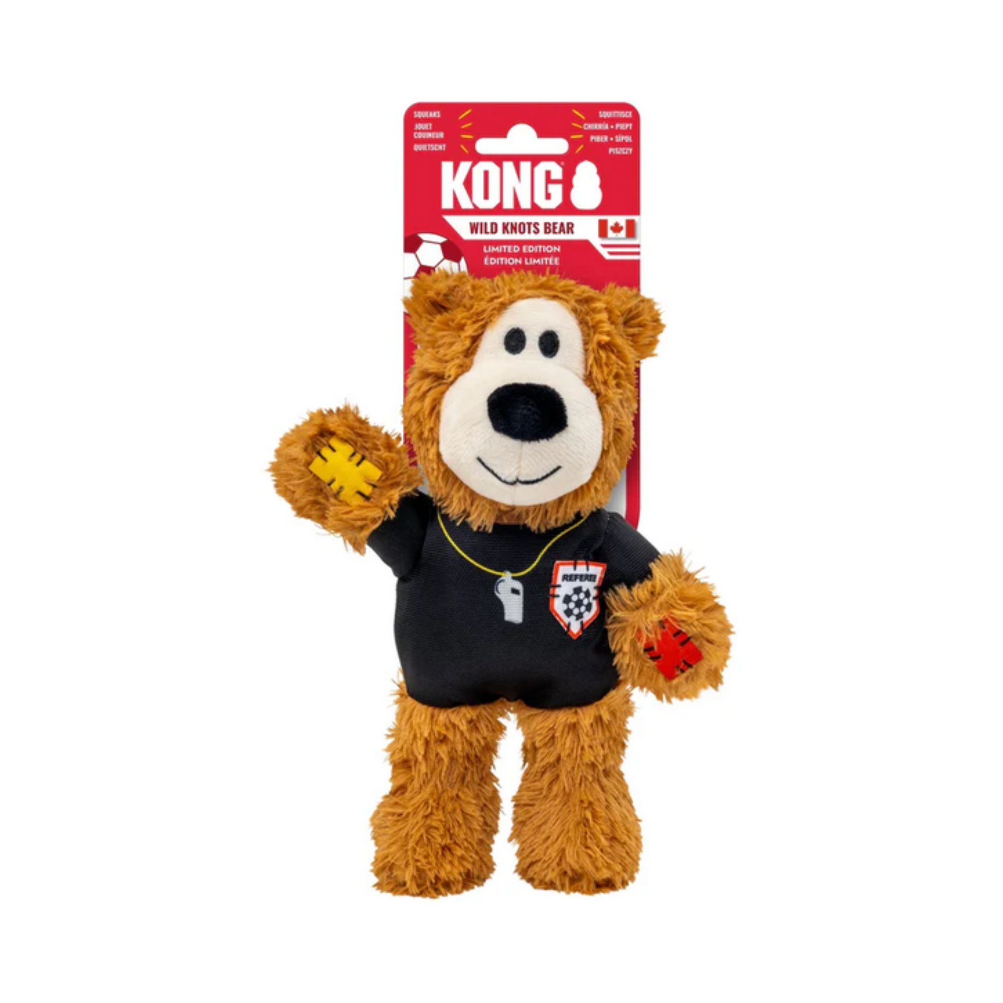 KONG Wild Knots Sport Referee Mediano Peluche Edición Mundial 2026 - AniMALL