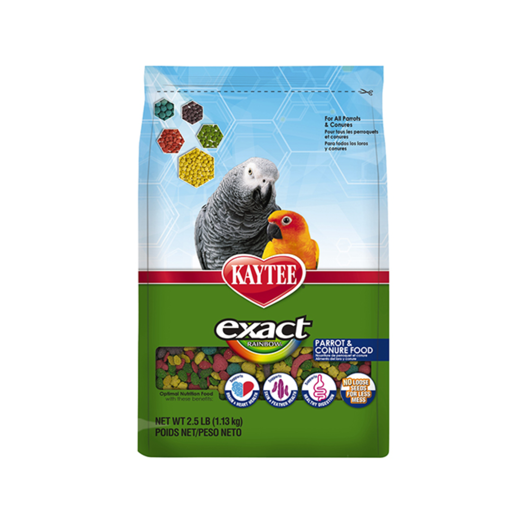 Kaytee Exact Rainbow Alimento de Mantenimiento para Perico 1.13 Kg