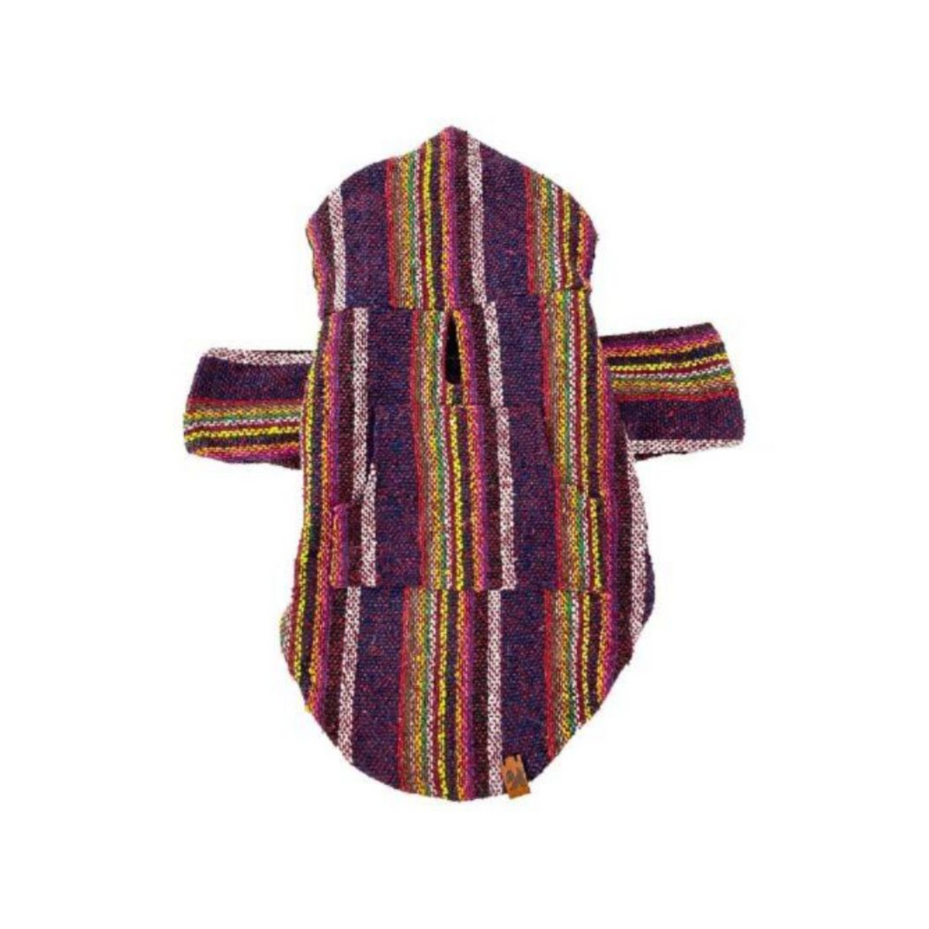 KoKoli Suéter Poncho Color Vino Para Perro Talla XXL