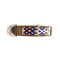 Kybopet Collar Artesanal Color Azul Para Perro Talla Extra Chico