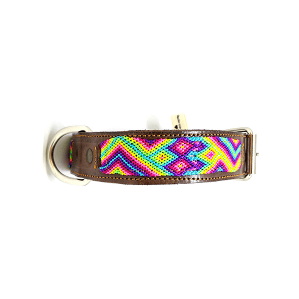 Kybopet Collar Artesanal Color Rosa Para Perro Talla Extra Grande