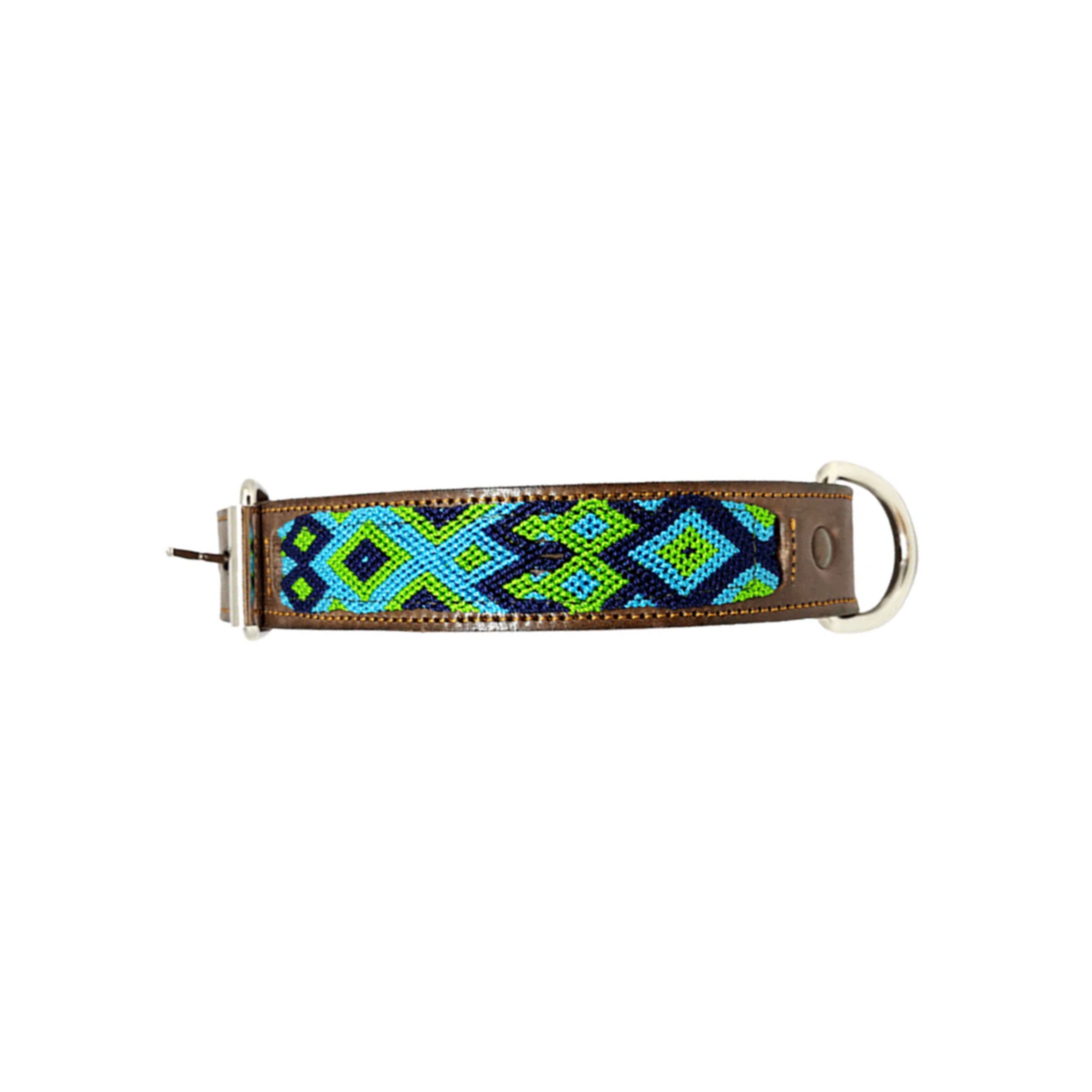 Kybopet Collar Artesanal Color Verde Para Perro Talla Grande
