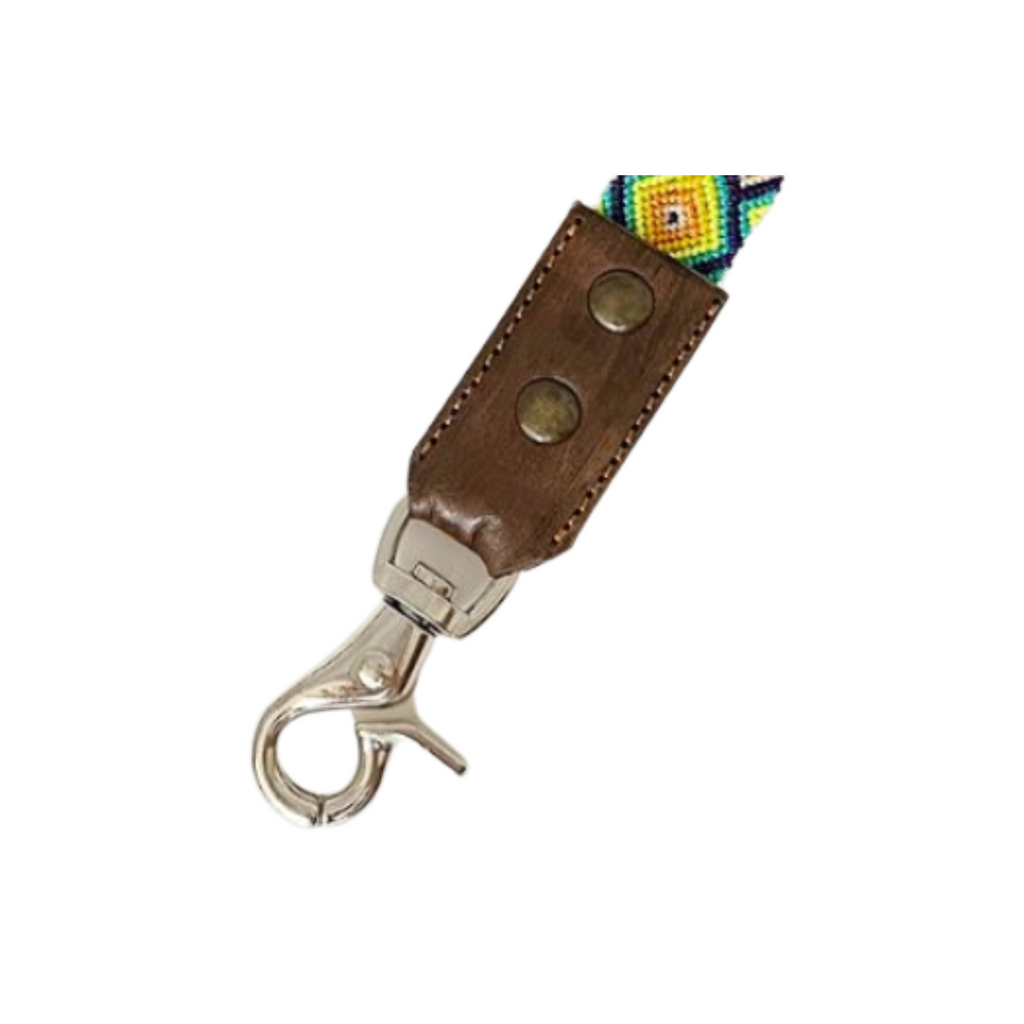 Kybopet Correa Tejida con Hilo de Seda Color Amarillo