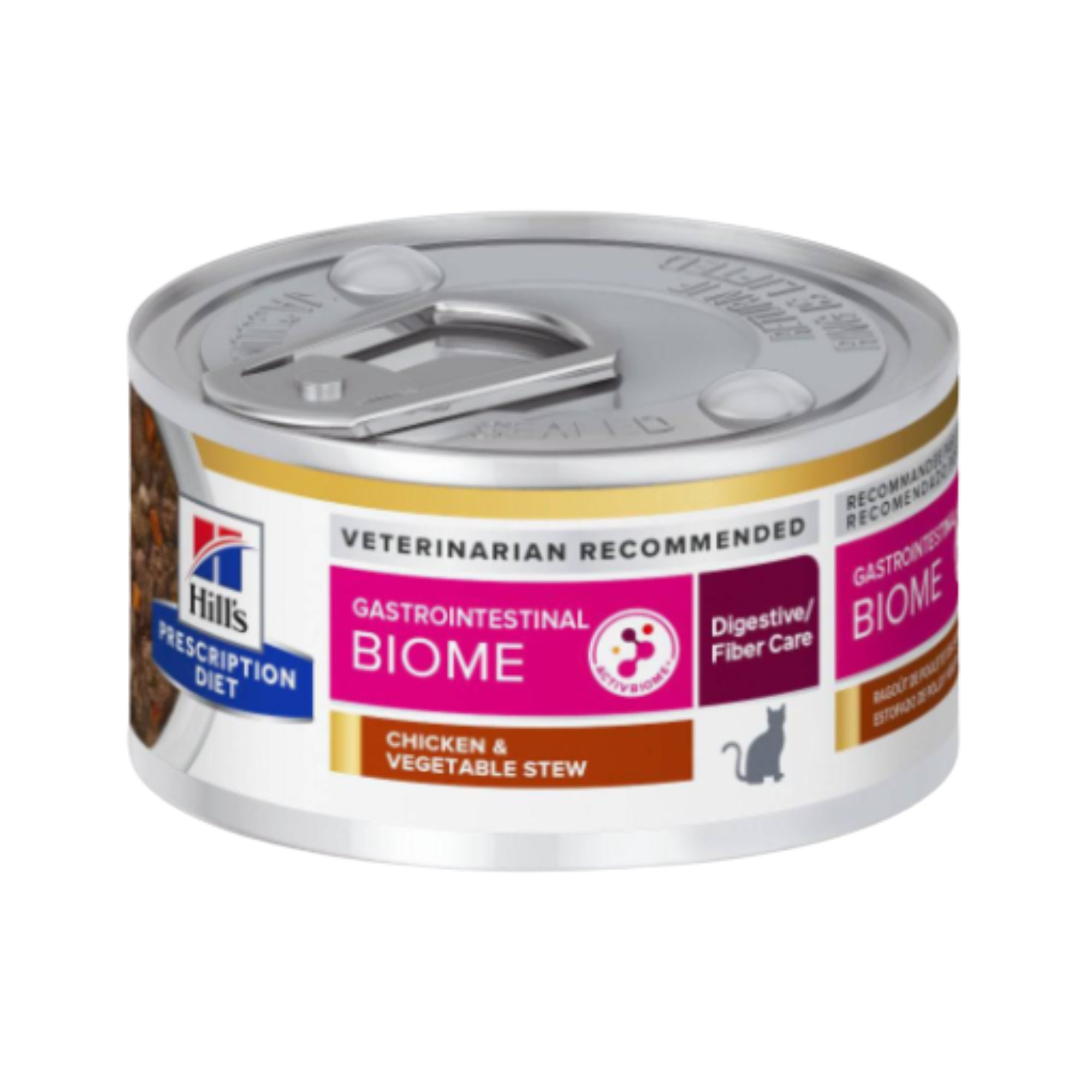 24 latas Hill's Gastrointestinal Biome para gato 82 g, alimento húmedo para diarrea y cuidado digestivo