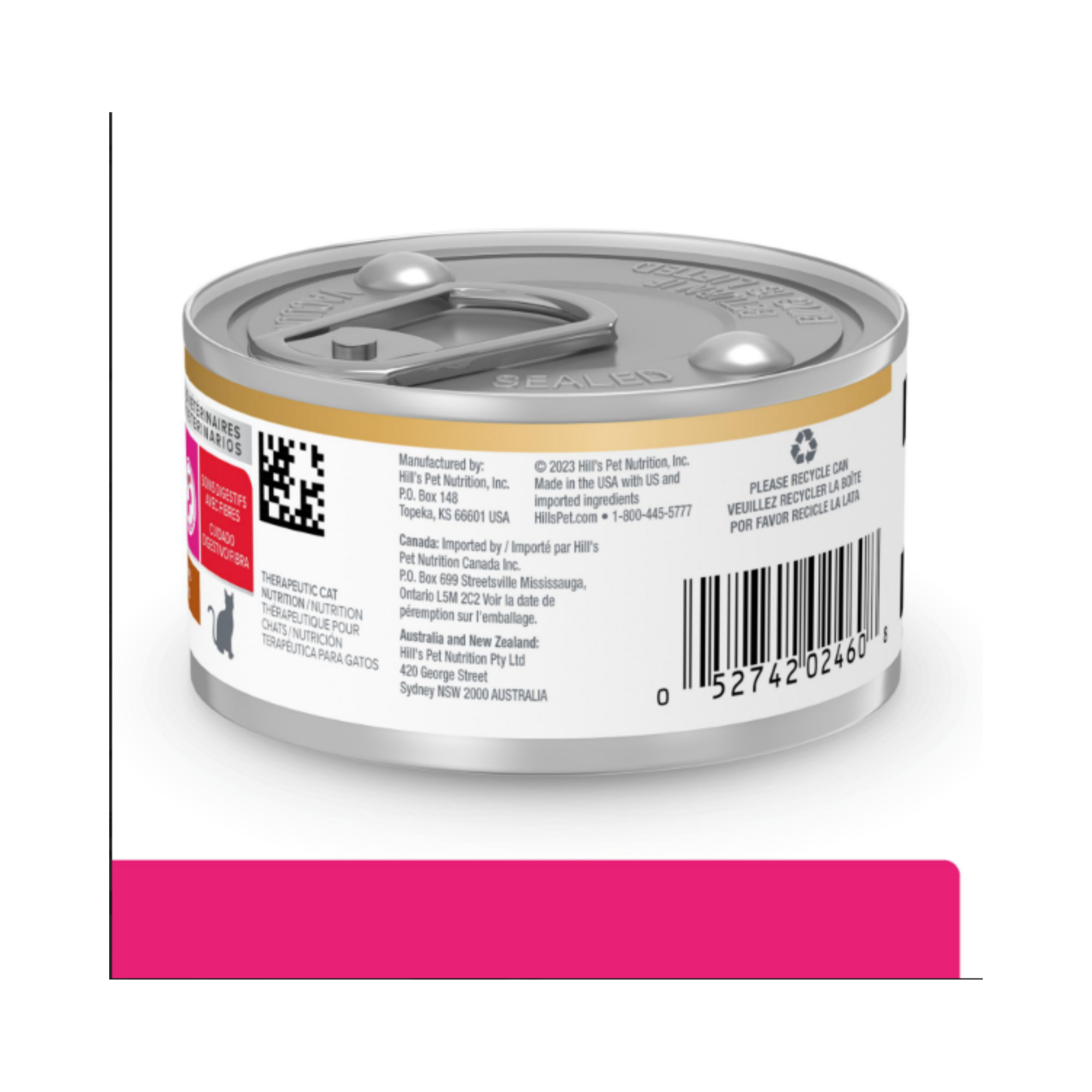 Lata Hill's Prescription Diet Gastrointestinal Biome Gato 82 g, estofado para el microbioma intestinal