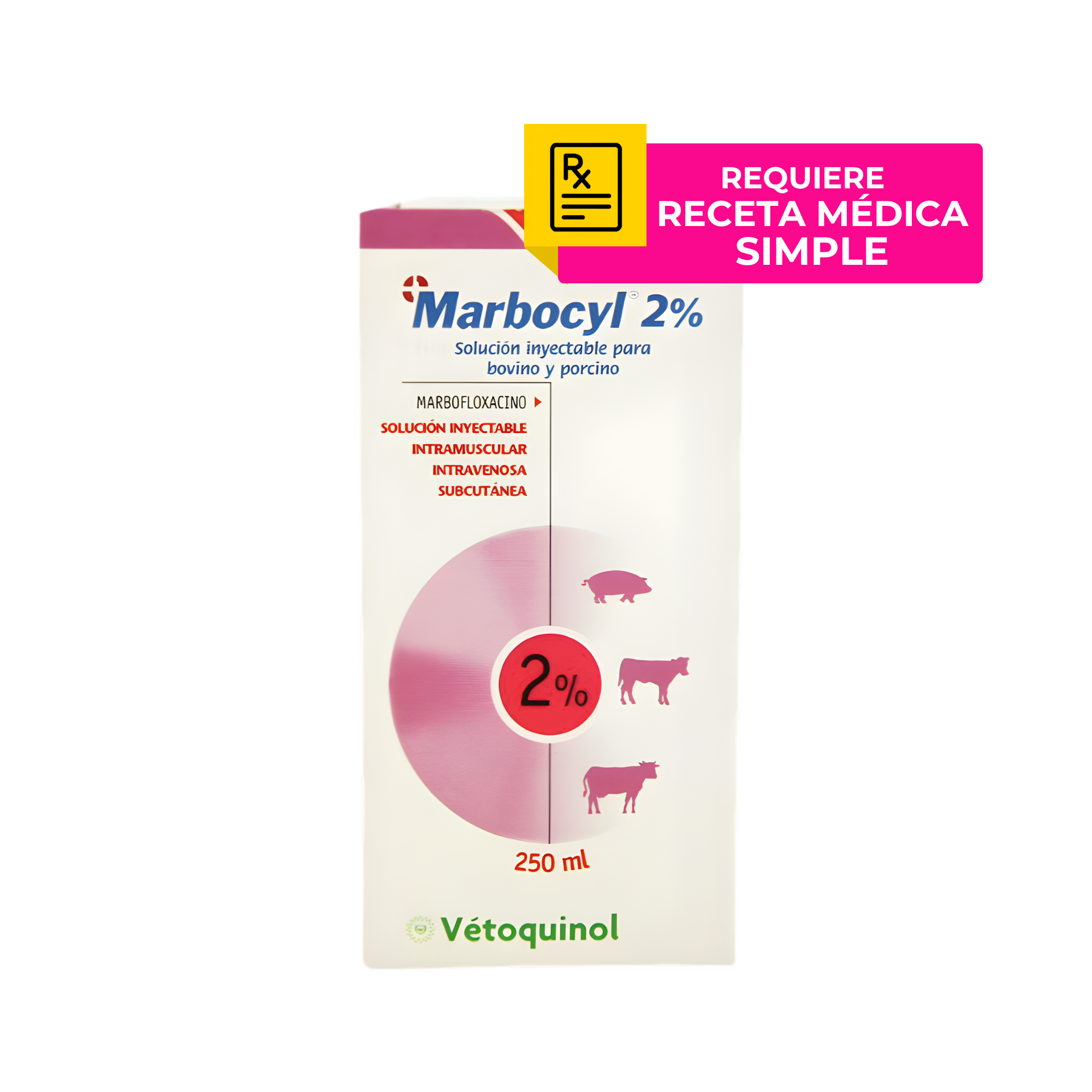 Marbocyl 2% 100 Ml., Marbofloxacina, Vetoquinol