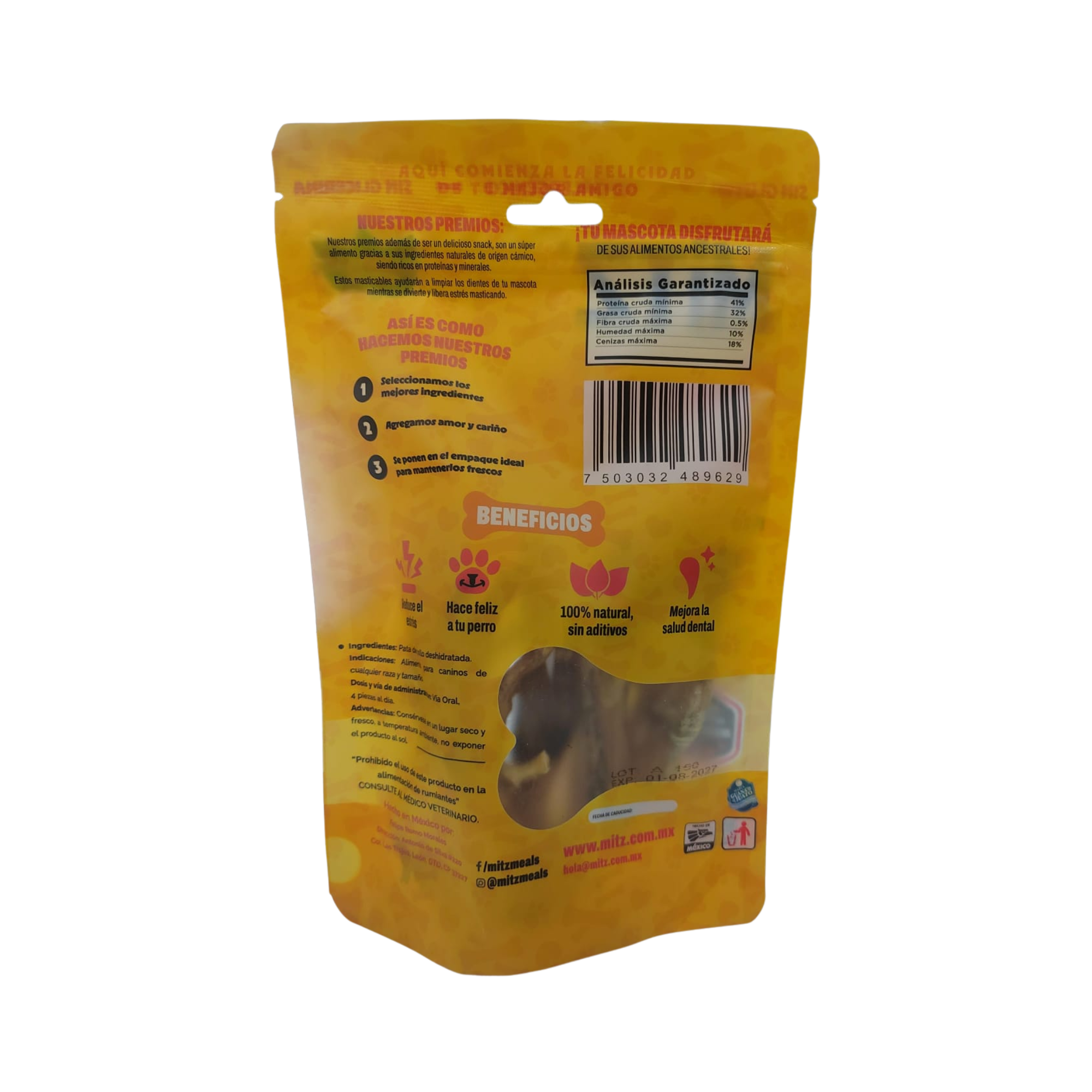 premios deshidratados para perros