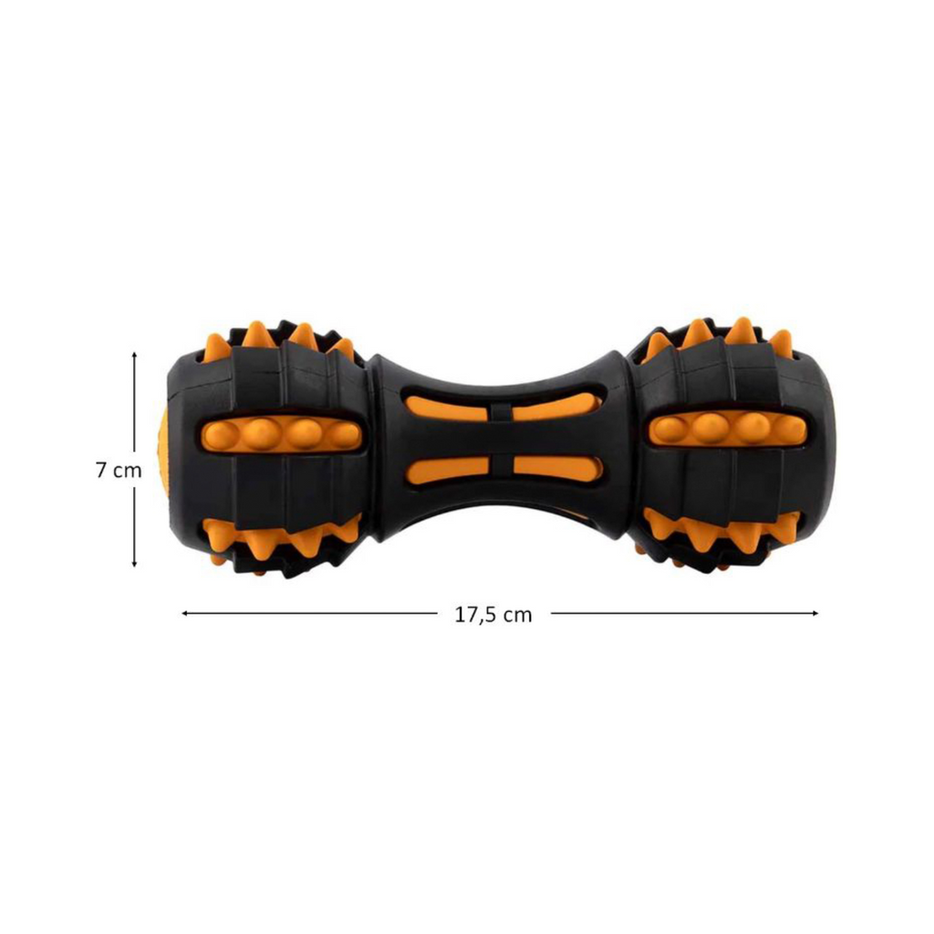 Mr Wuff Pesa Mordible Color Negro con Naranja