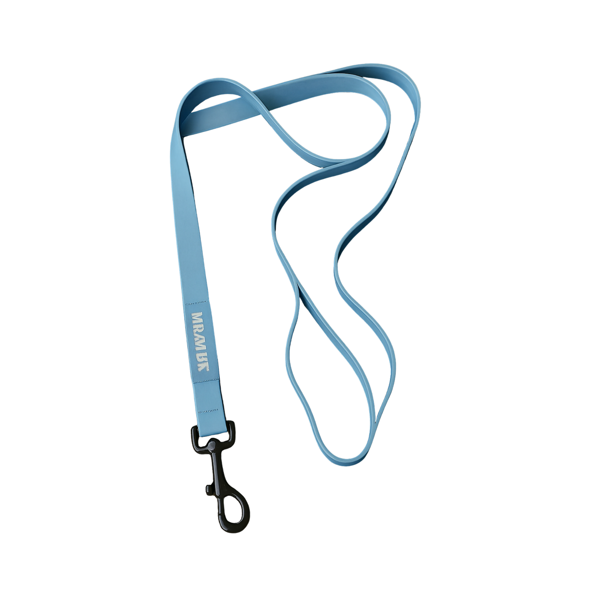 Mr. Wuff Correa para Perro PVC Textura Antideslizante Refuerzo de Nylon Color Azul