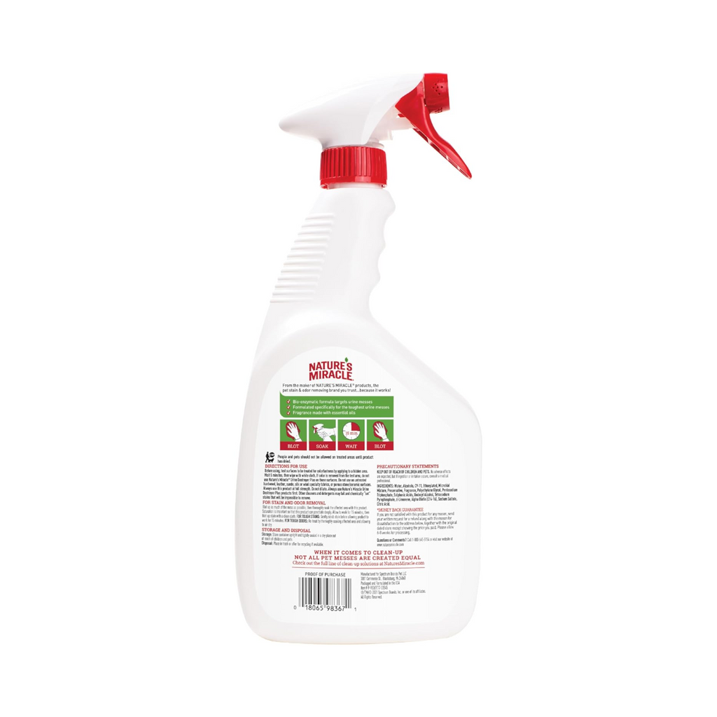 Natures Miracle Destructor Plus Orina de Gato 946 ml