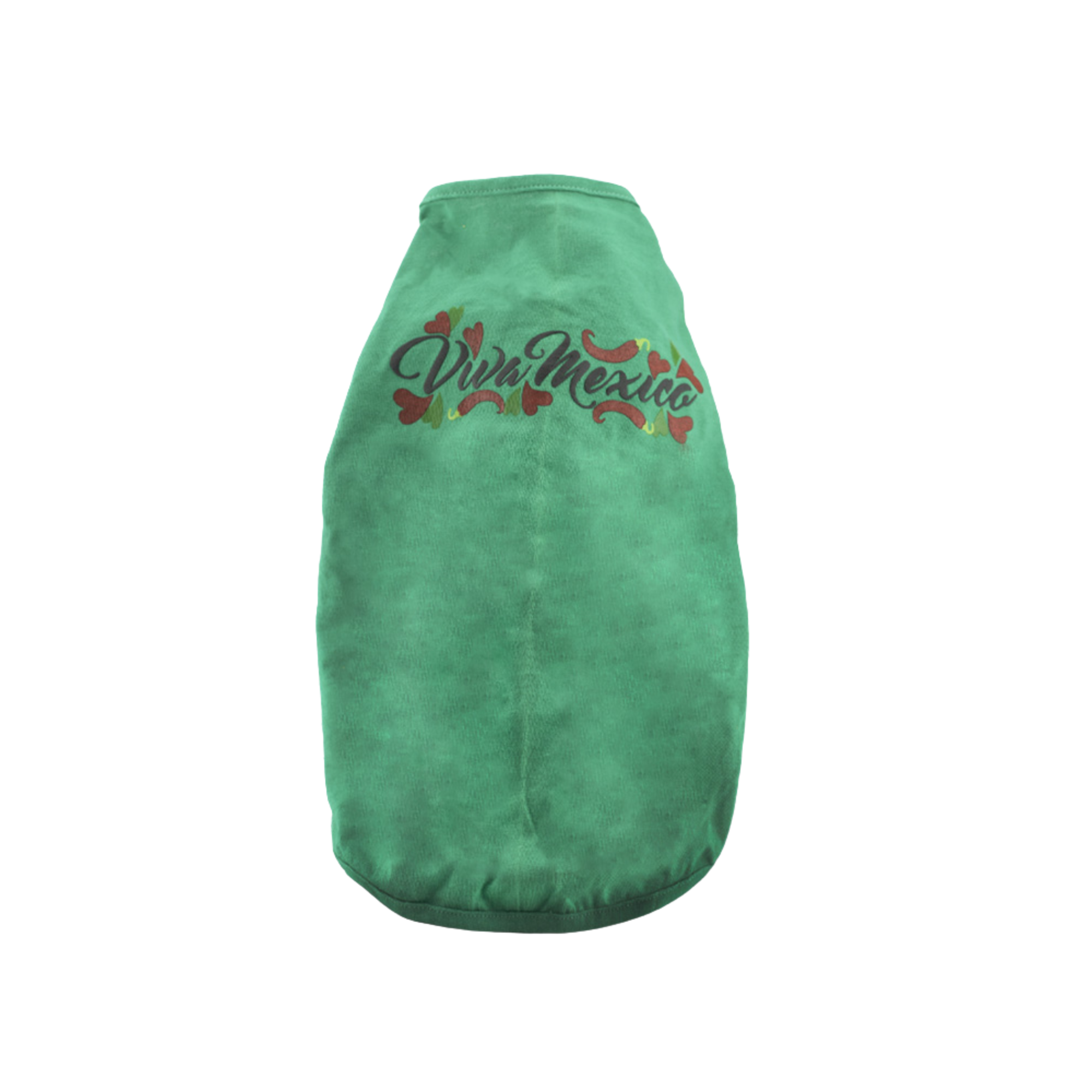 Naughty Dog Playera Color Verde con Estampado Viva México Talla Ch