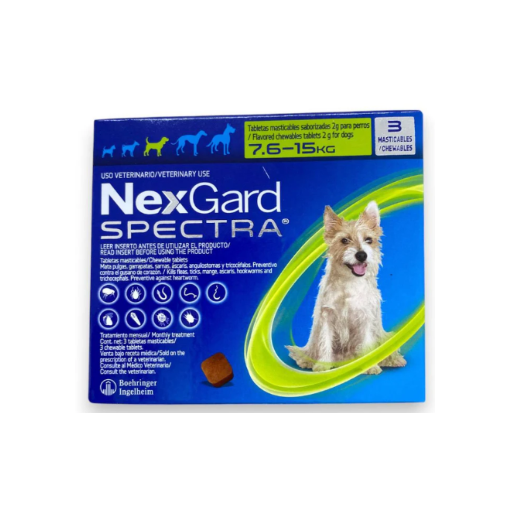 NexGard Spectra 7.6-15 kg