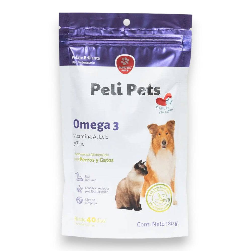 CORTA CADUCIDAD 31/07/2026 Omega 3 para perros y gatos Nártex Peli Pets 180 g