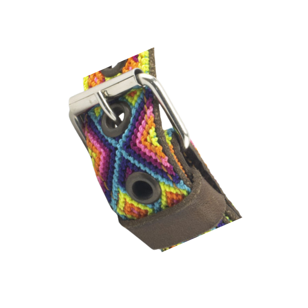 B and Kolor Collar Artesanal Azul Talla Mediano Ancho