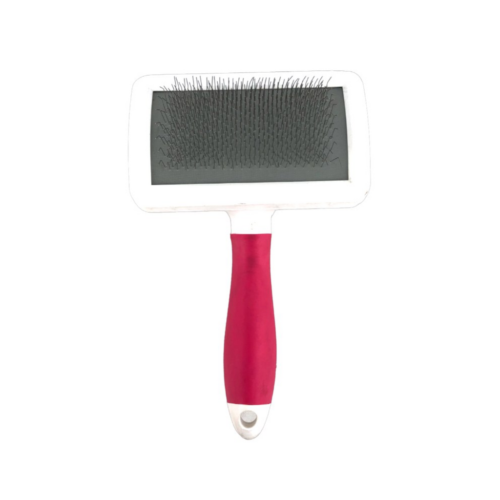 Pelu2 Carda Chico con Cerdas Curvas Color Fucsia