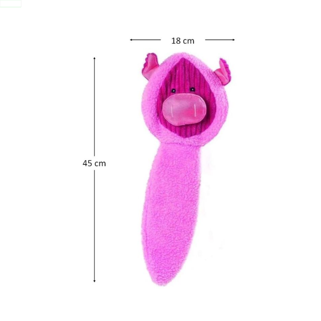 Petit Monsters Cerdito Cola Larga Juguete para Mascotas Mediano