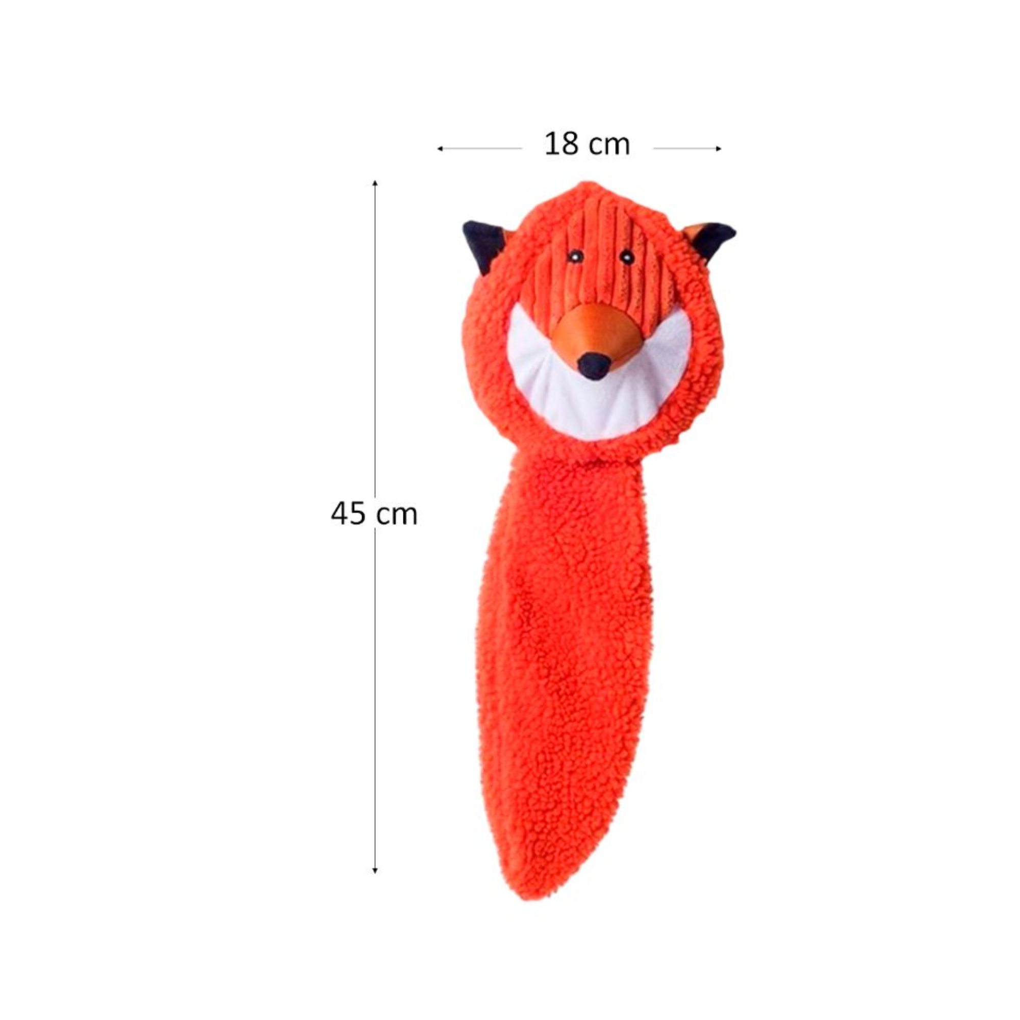 Petit Monsters Zorro Cola Larga Juguete para Mascotas Mediano