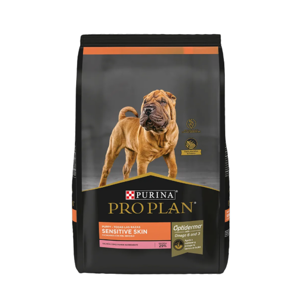 Pro Plan Sensitive Skin Cachorro Todas las Razas con Optiderm salmón