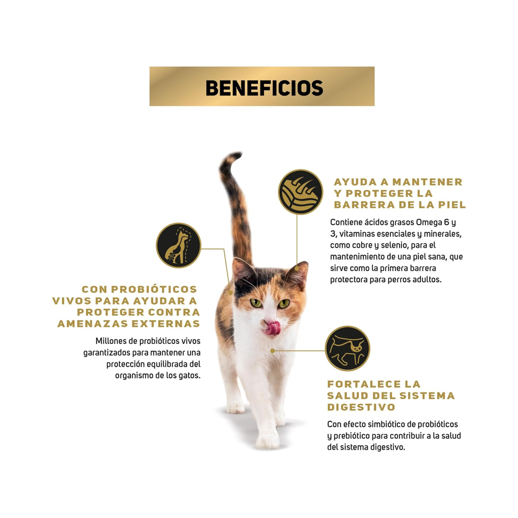 Pro Plan Gato Sensitive Skin and Stomach tecnología OptiDual