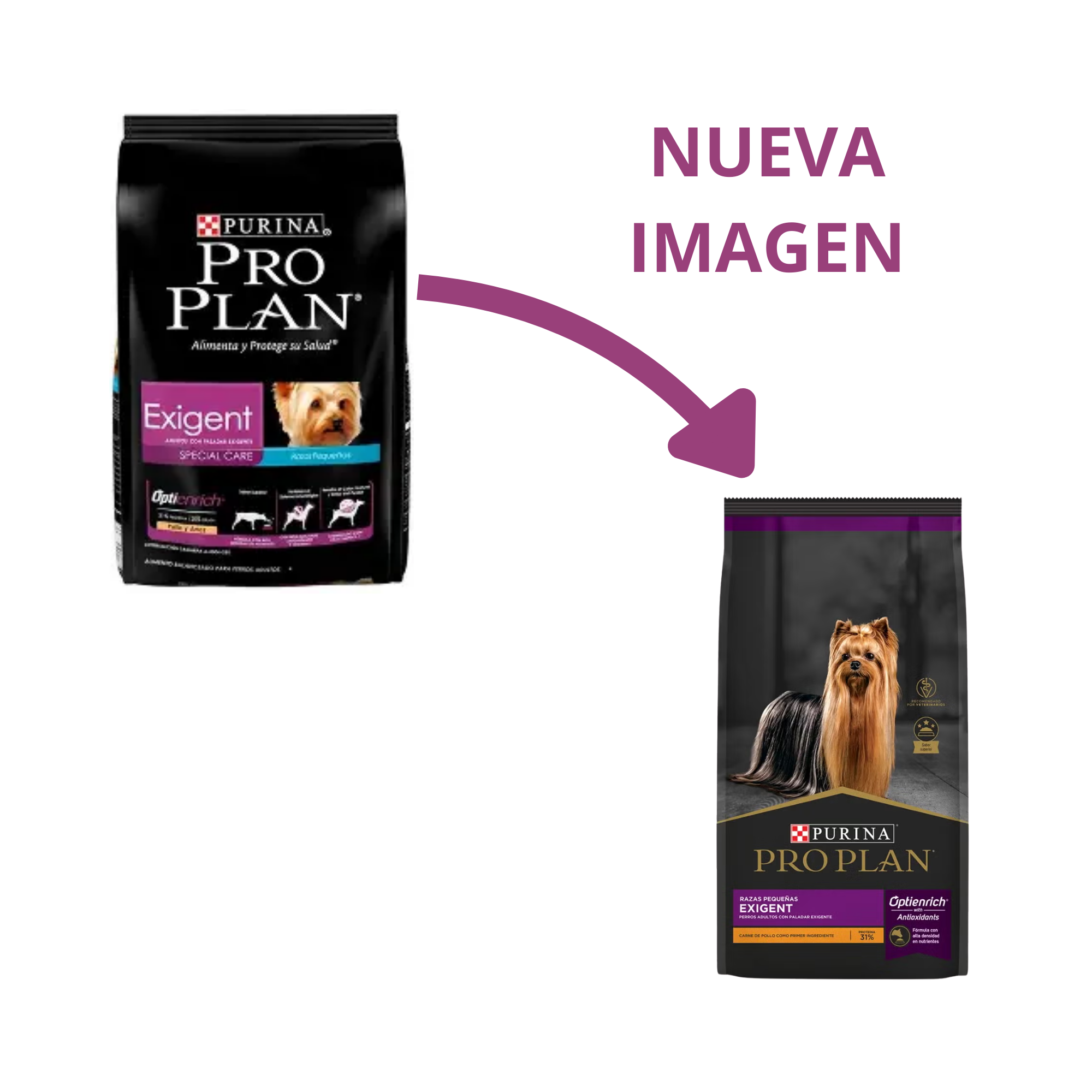 Pro Plan Exigent Adulto Raza Pequeña con Optienrich