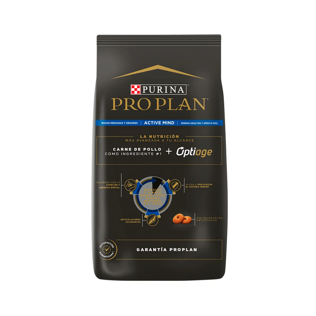 Pro Plan Active Mind Optiage raza mediana y grande croquetas perro senior - AniMALL