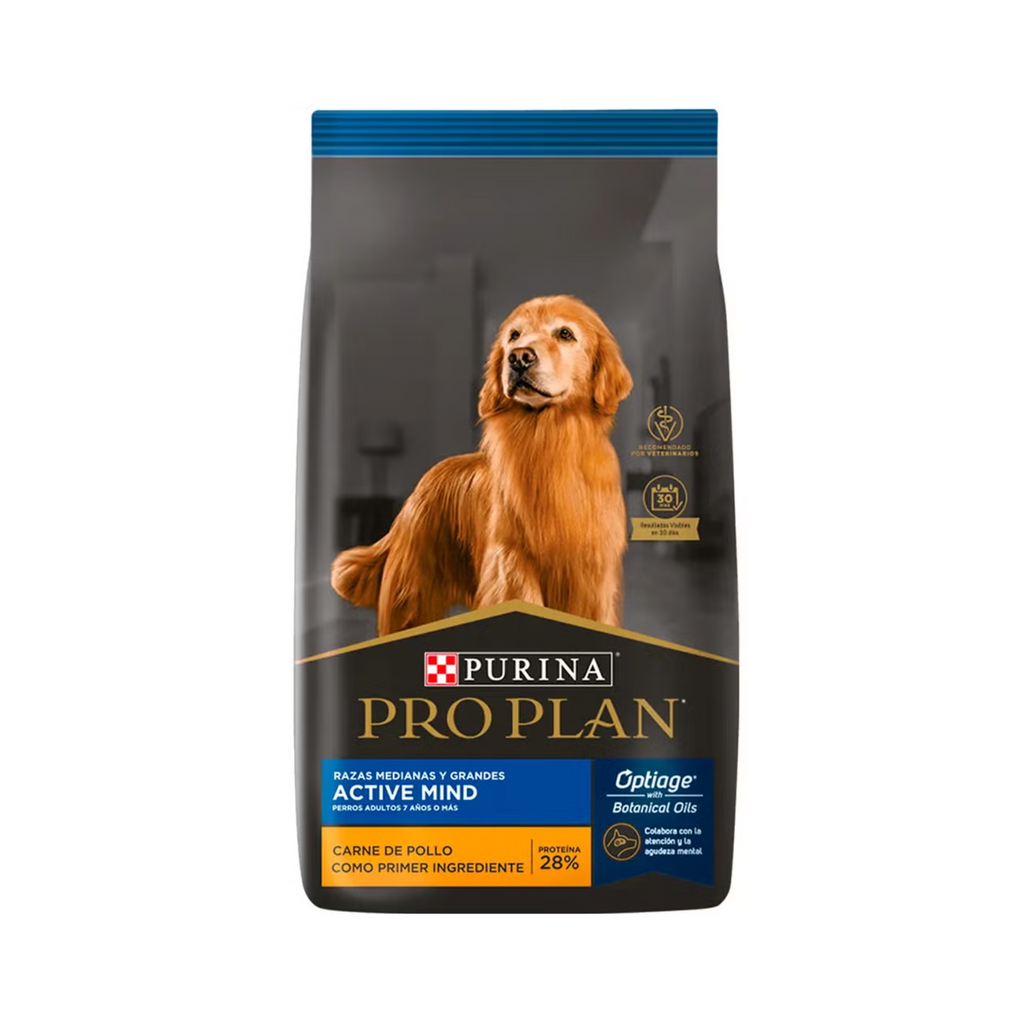 Pro Plan Active Mind perro senior razas medianas y grandes 10 Kg
