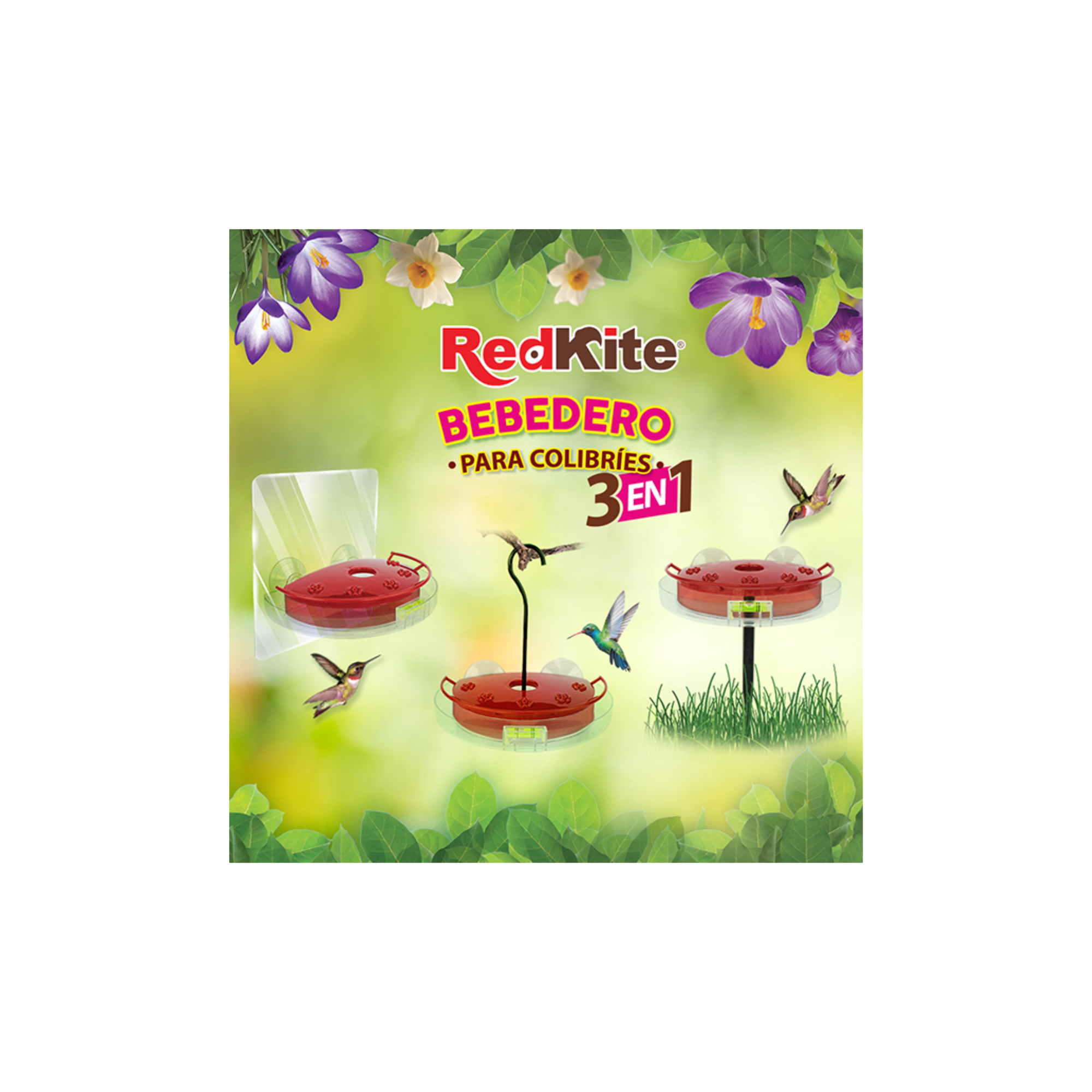RedKite Bebedero 3 en 1 para Colibri 380 ml