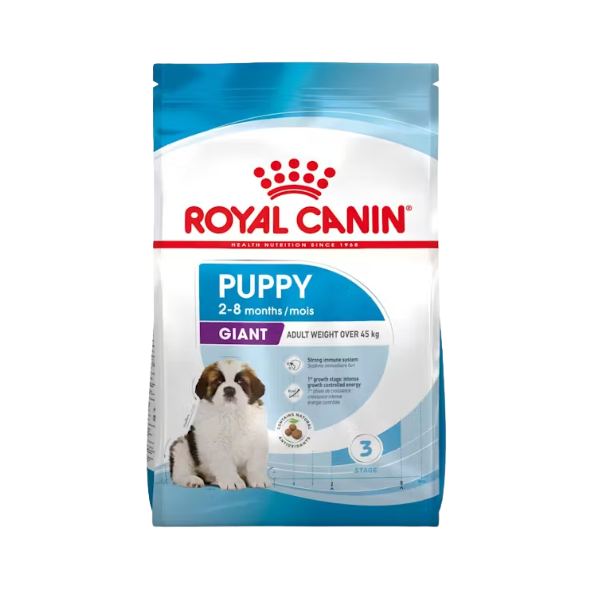 Royal Canin Giant Puppy 13.6 kg, alimento seco para cachorros de razas gigantes, huesos y articulaciones fuertes