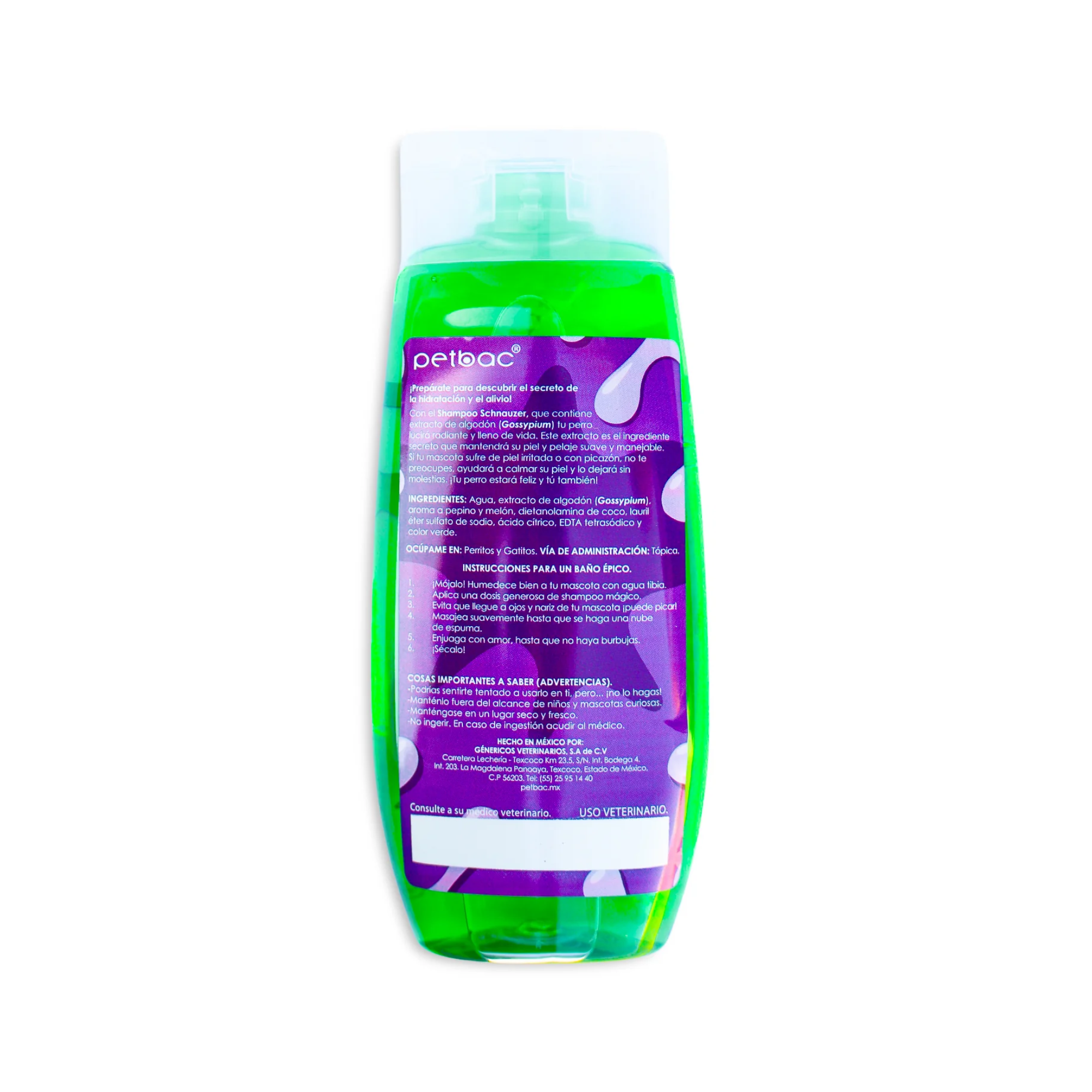 Shampoo Schnauzer, Pepiscent 400 Ml., Petbac