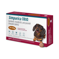 Simparica Trio masticable 12 mg para perros de 5 a 10 kg