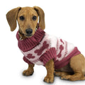 Suéter de hueso color rosa con blanco Talla 10 - AniMALL