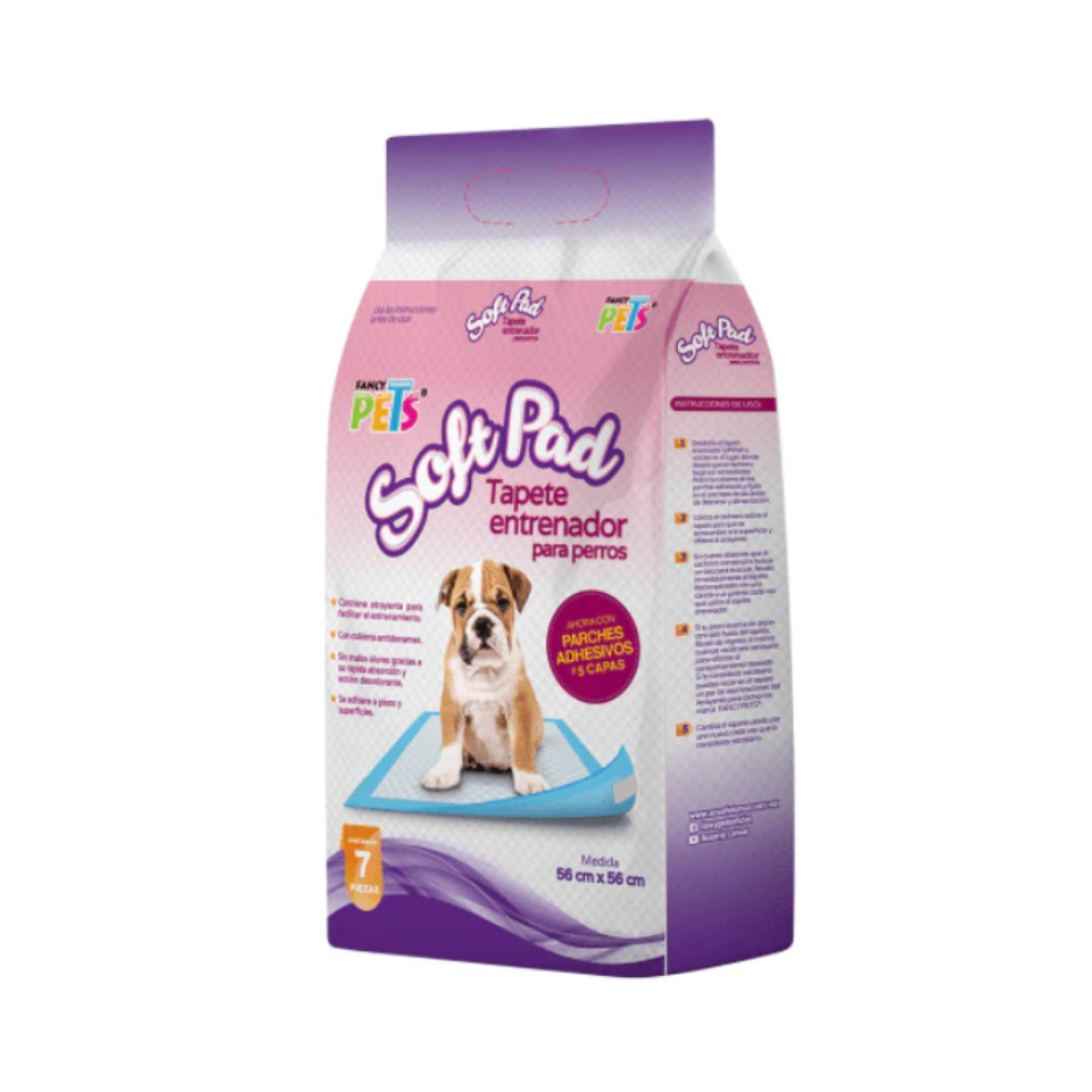 Tapete entrenador pañal Fancy Pets 7 Soft Pads para perros