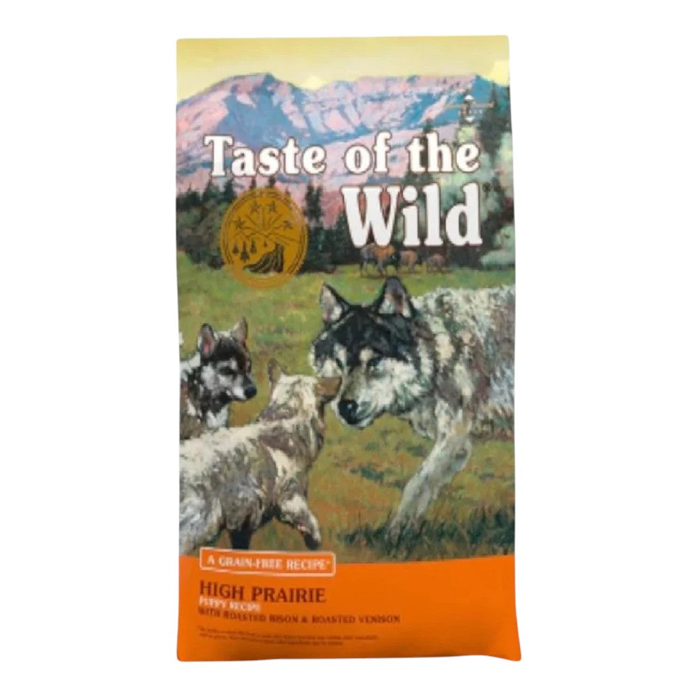 Taste Wild High Prairie Puppy Bisonte y Venado 2.28 Kg – Cachorro sin granos