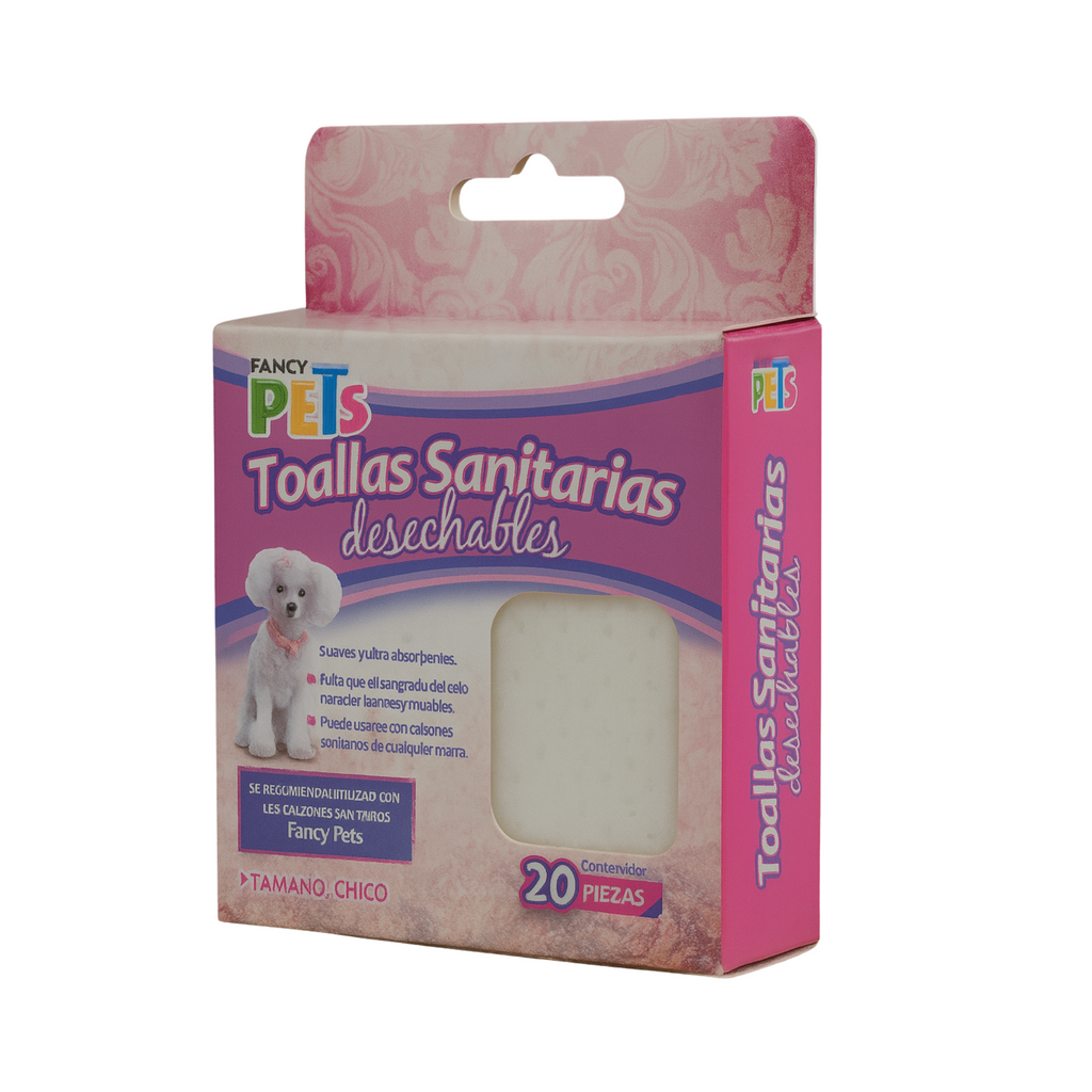 Fancy Pets Toalla Sanitaria Perro Chica 20 piezas