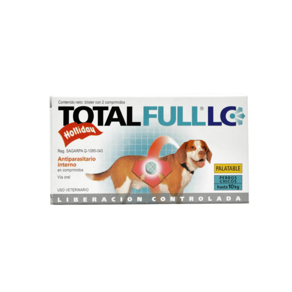 Total Full LC Perros antiparasitario interno comprimidos palatables Holliday