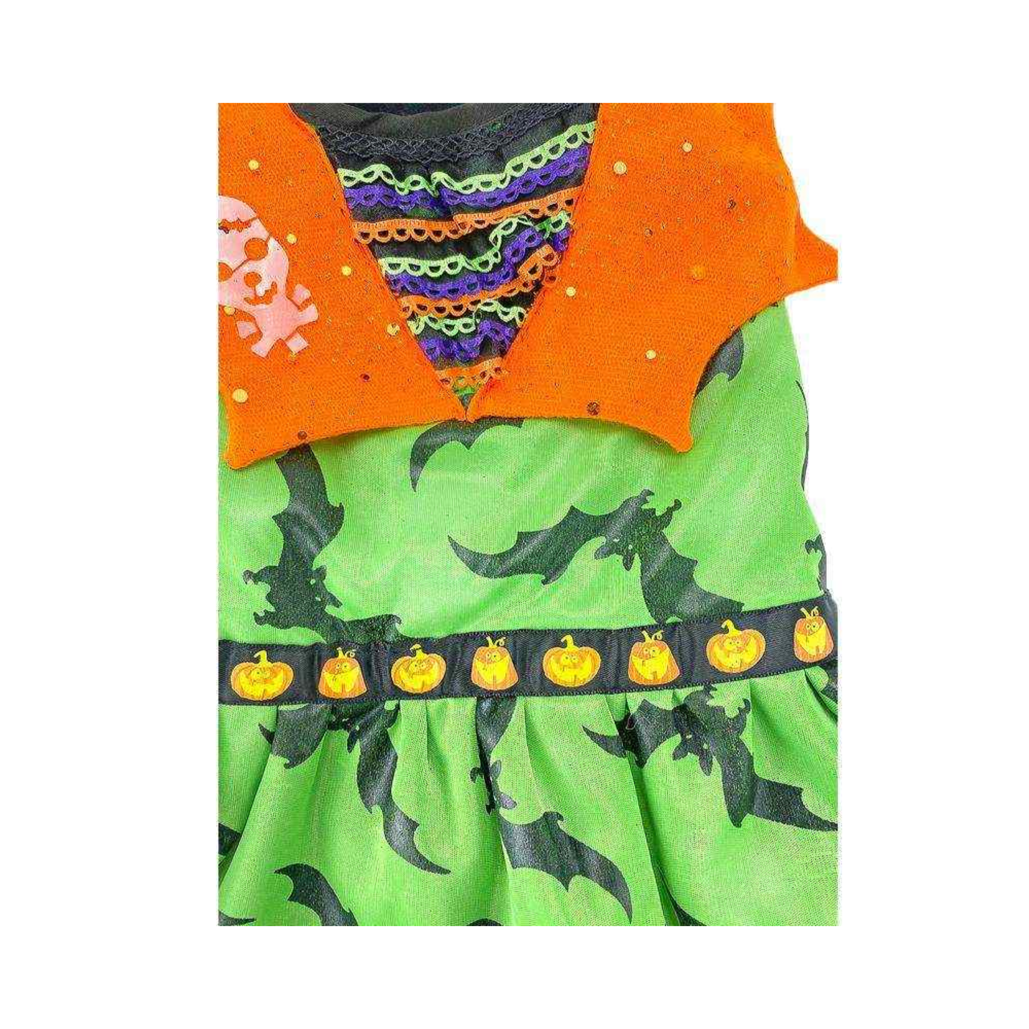 Toutmignon Vestido Color Verde con Murcielagos Talla 0