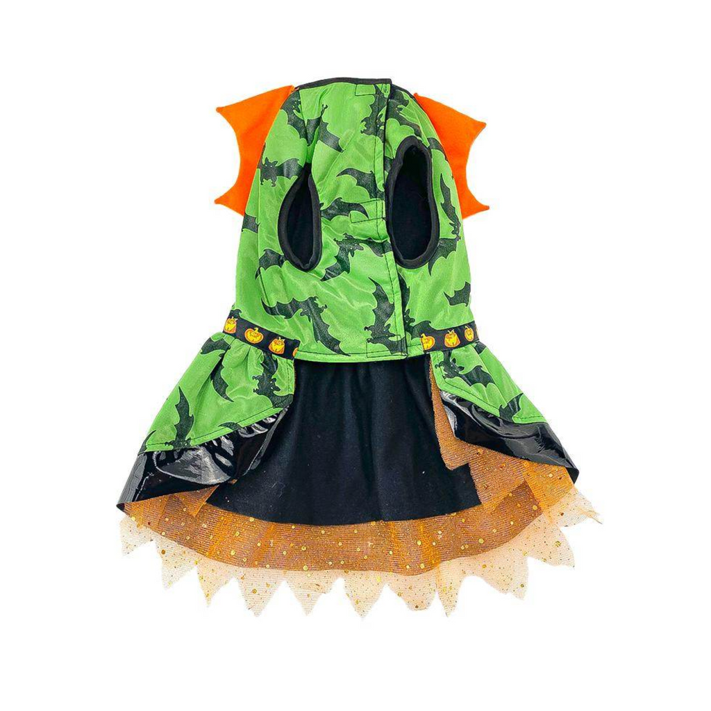 Toutmignon Vestido Color Verde con Murcielagos Talla 1