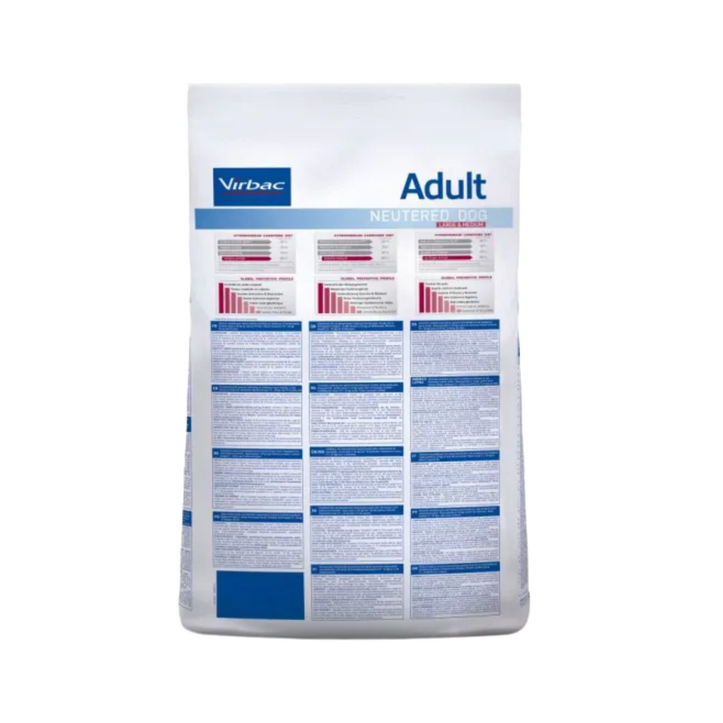 Virbac HPM Dog Adult Neutered Large and Medium 12kg