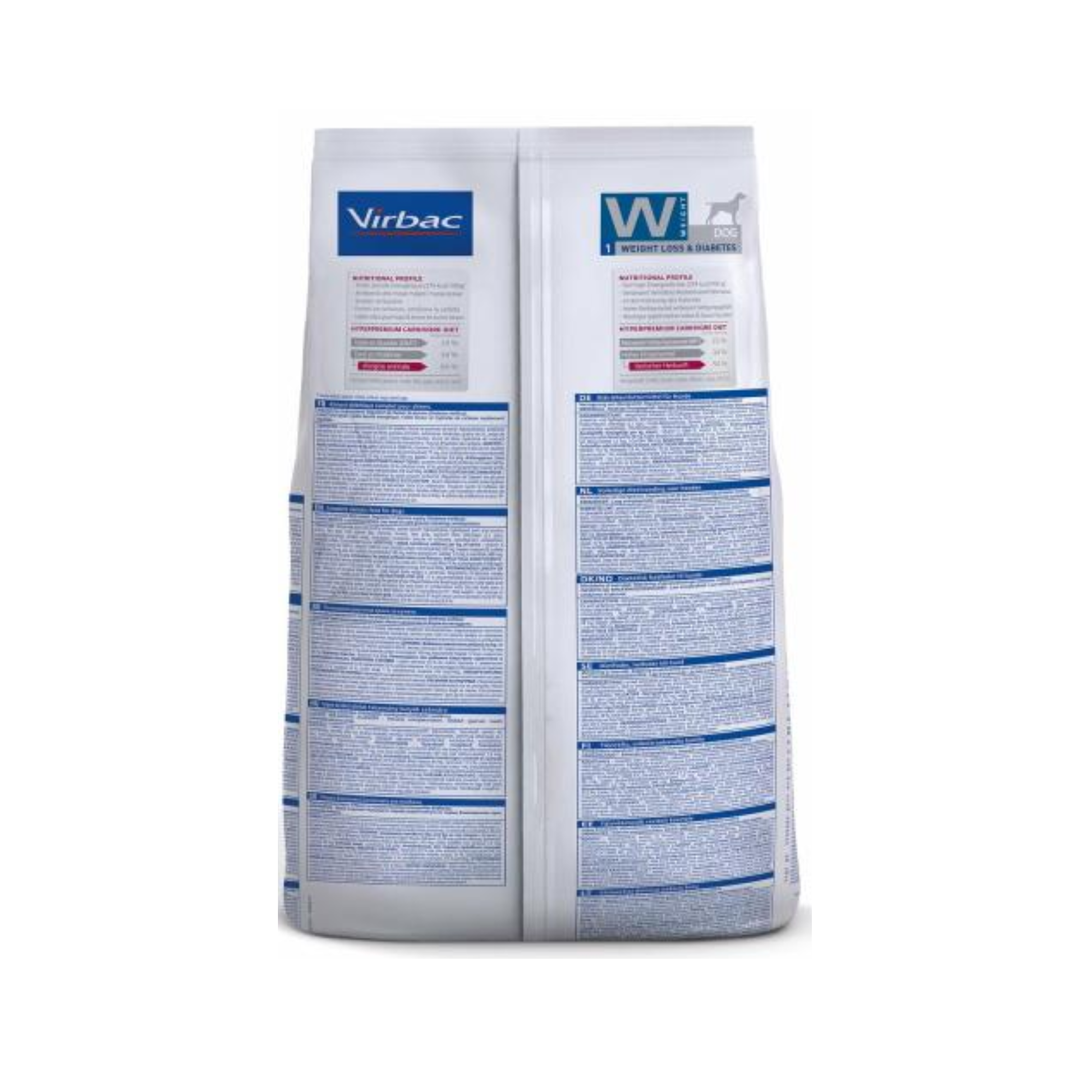 Croquetas Virbac HPM Weight Loss and Diabetes para control de peso y glucemia en perros, bulto 12 kg