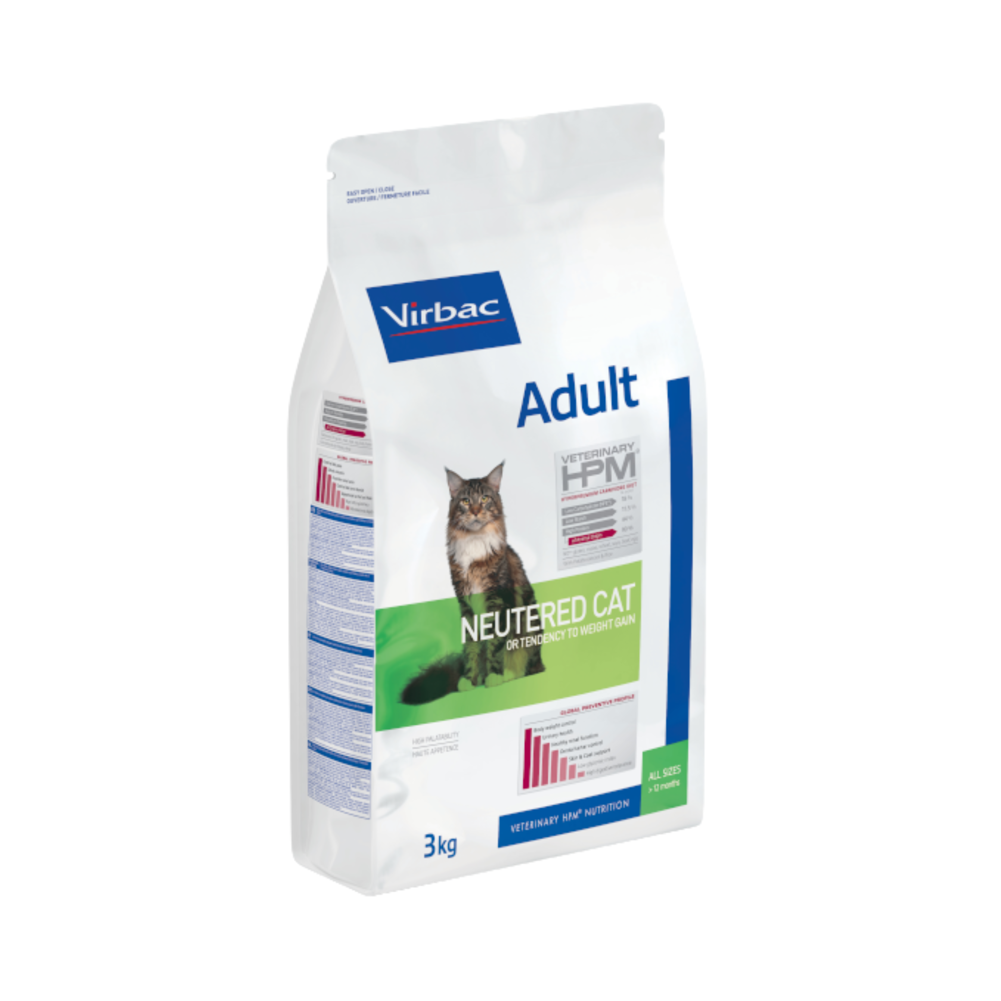 Virbac HPM Cat Adult Salmon Neutered and Entire 7 kg