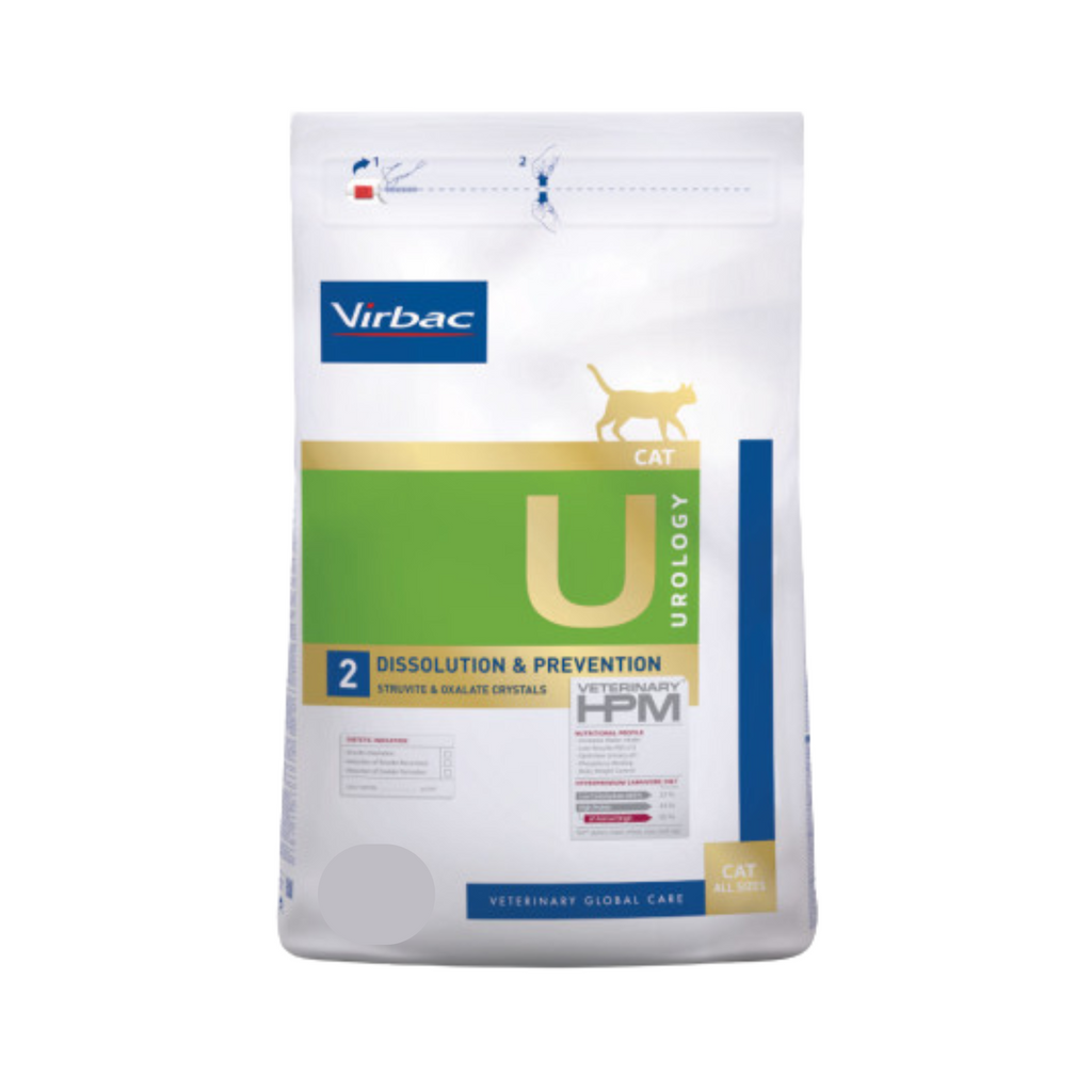 Virbac HPM Cat Urology Dissolution & Prevention 3 kg, prevención de cálculos urinarios en gatos