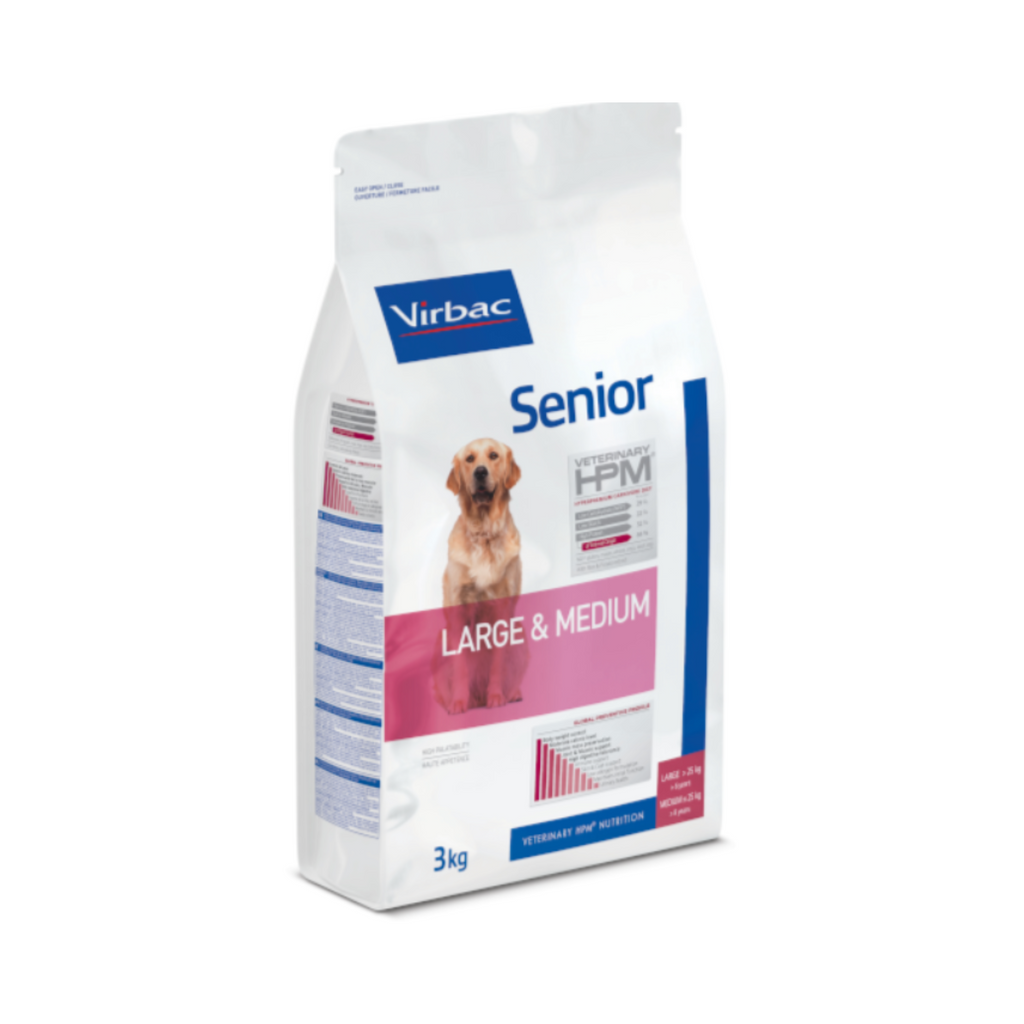 Virbac Veterinary HPM alimento seco perro senior alto en proteina animal 12 kg