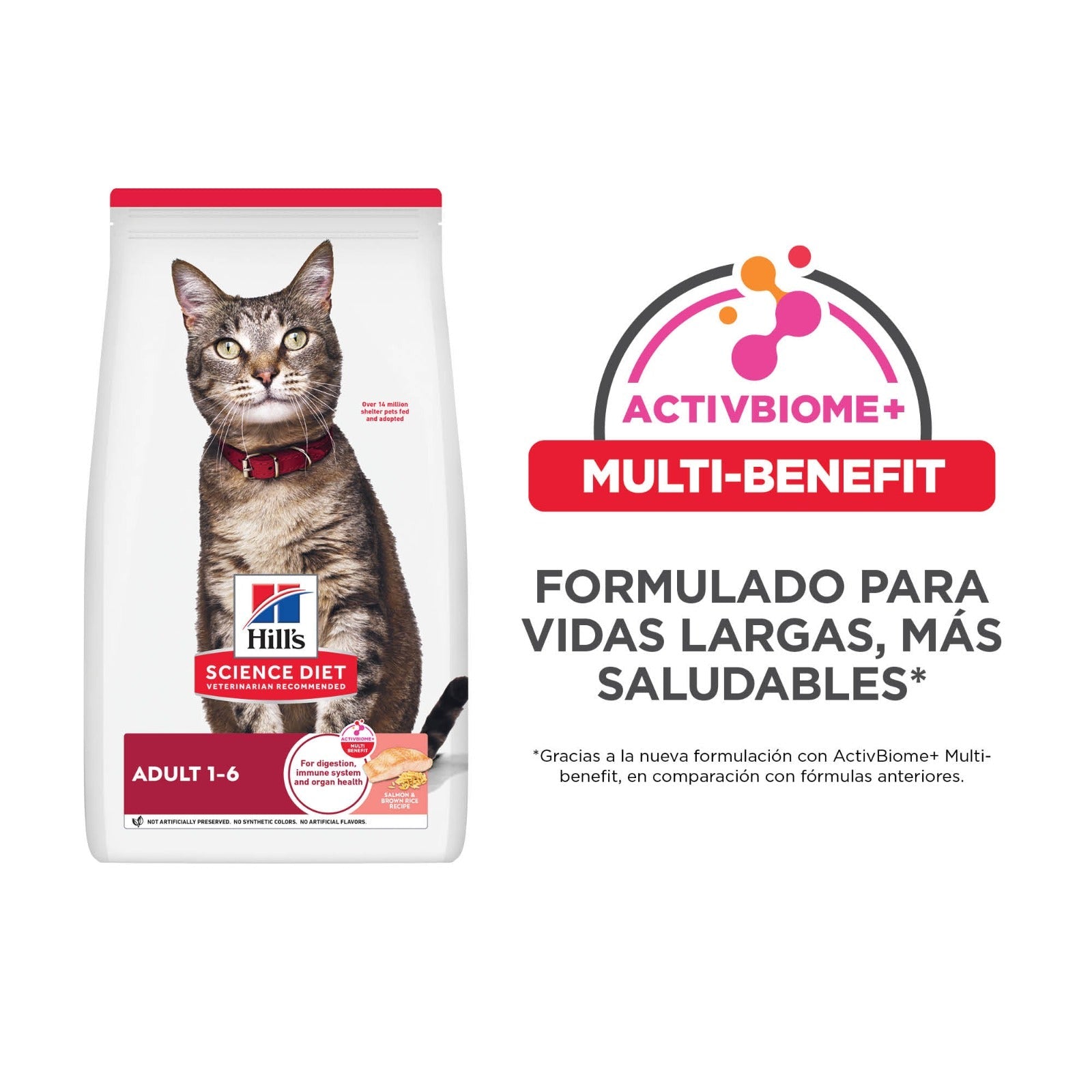 Hill's Science Diet Adult Gato Salmón 2.9 kg | Alimento Diario