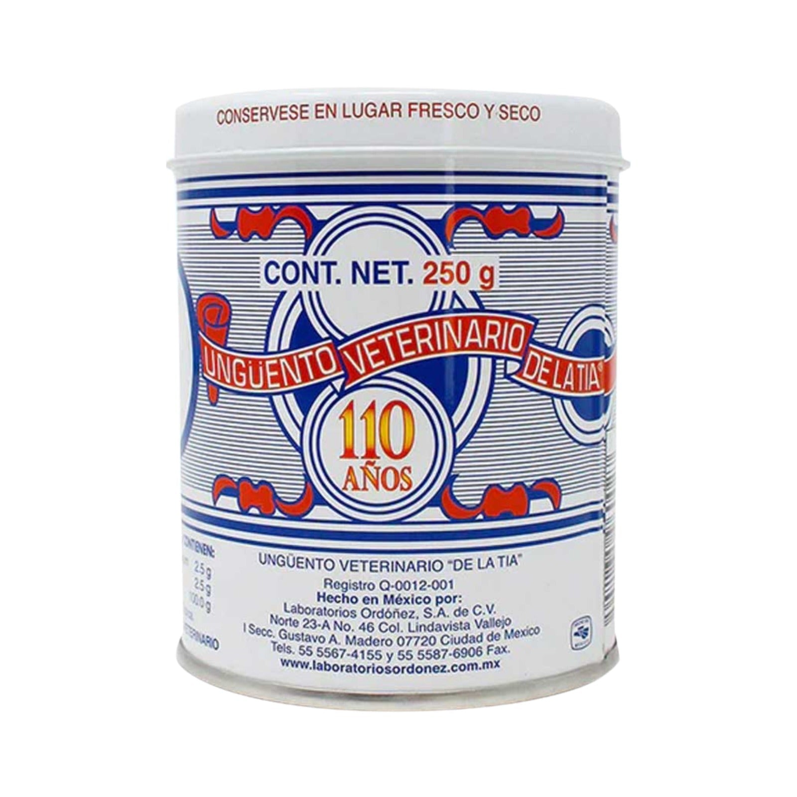 CORTA CADUCIDAD 31 Jul 2026 - UNGUENTO DE LA TIA 250 GRAMOS, ORDONEZ
