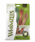 Whimzees Cepillo de Dientes talla L 6 piezas, premio dental natural para perros grandes