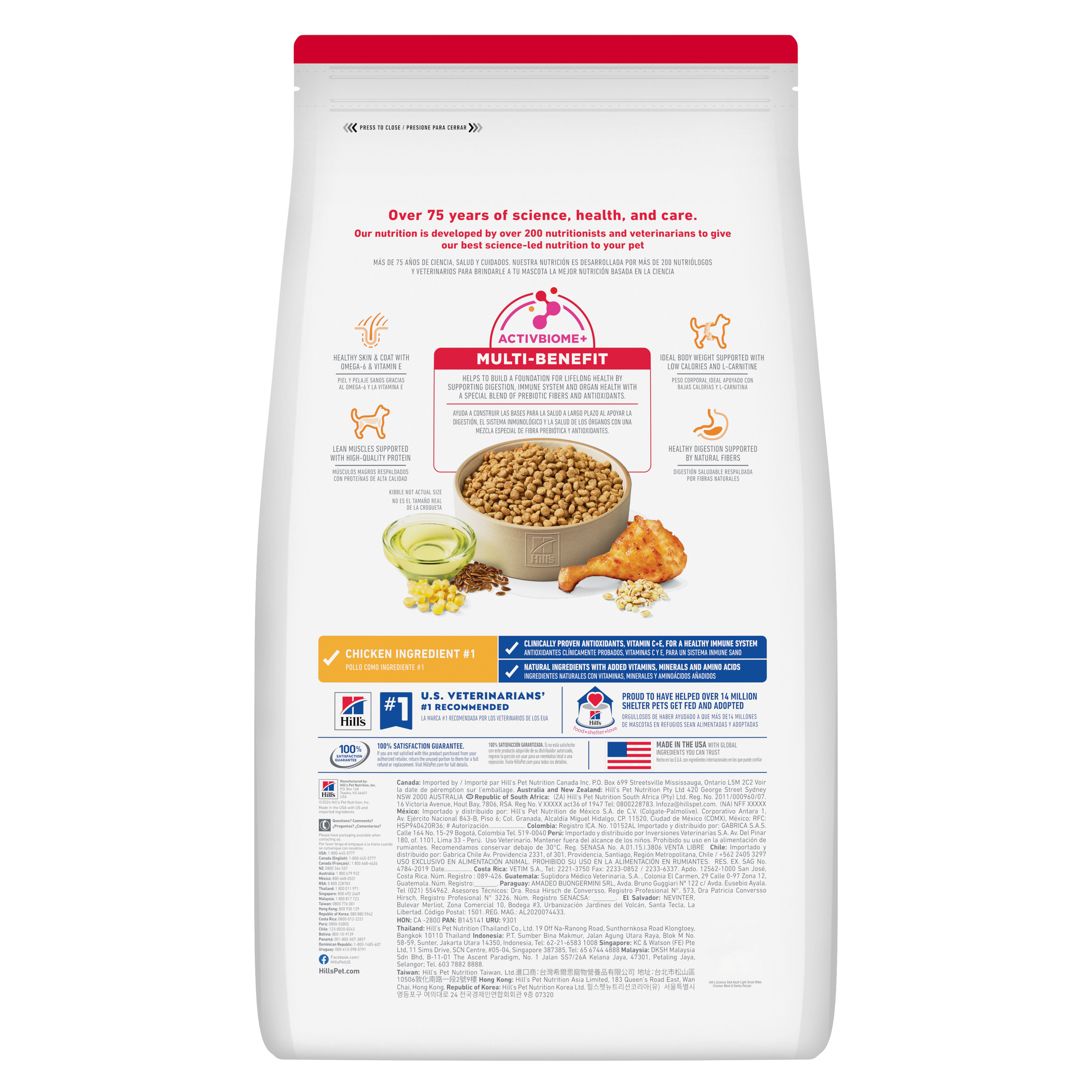 alimento para perro light