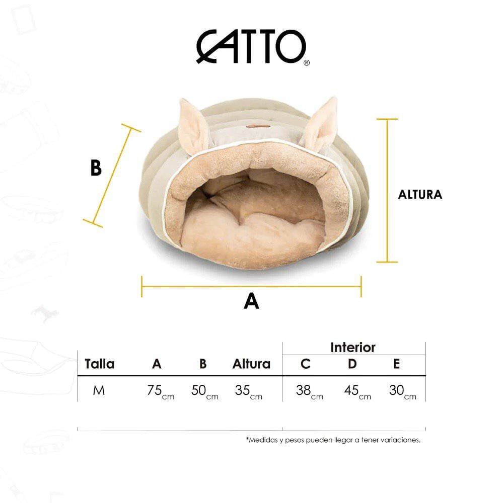 cama cueva para gatos