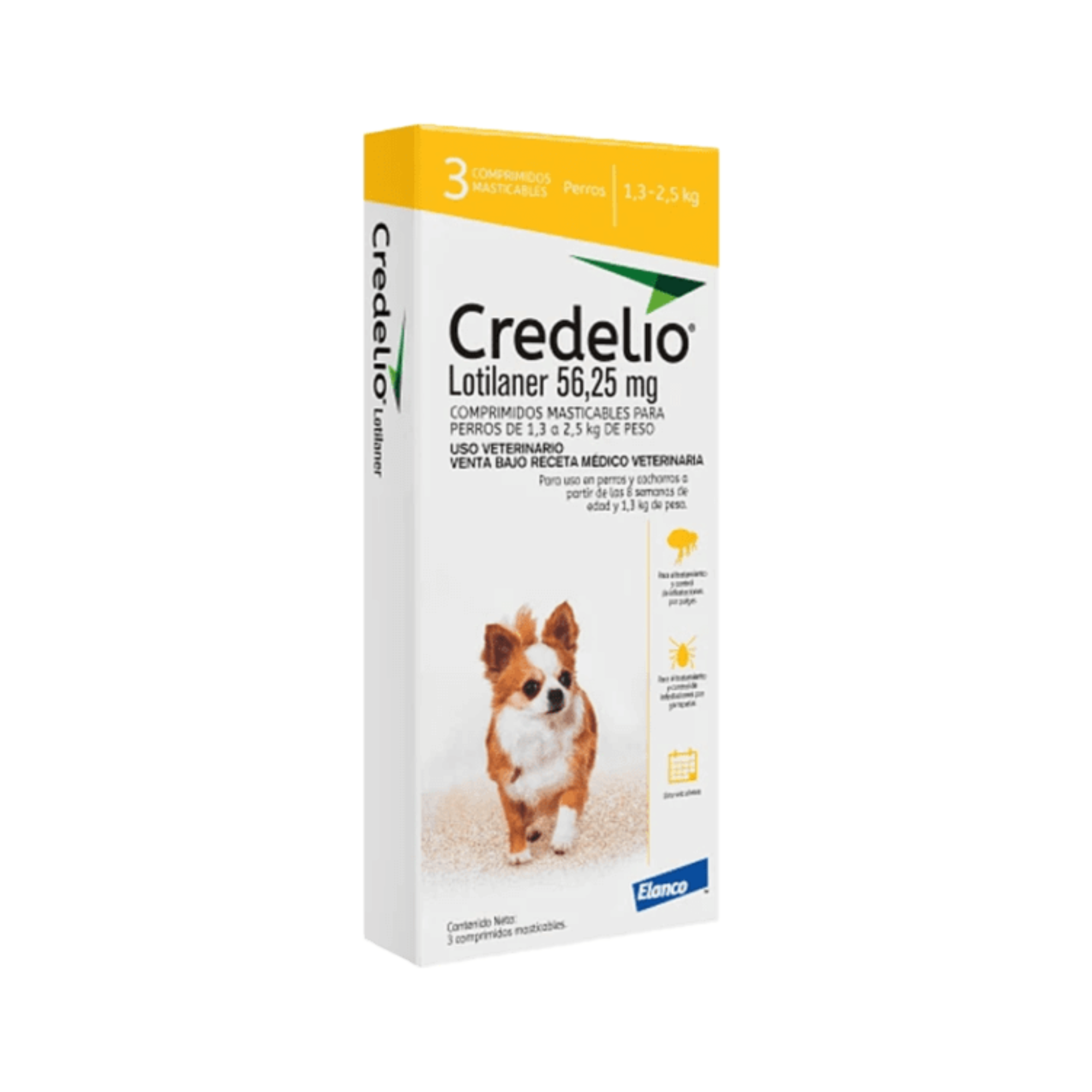 credelio 1.3 a 2.5 kg